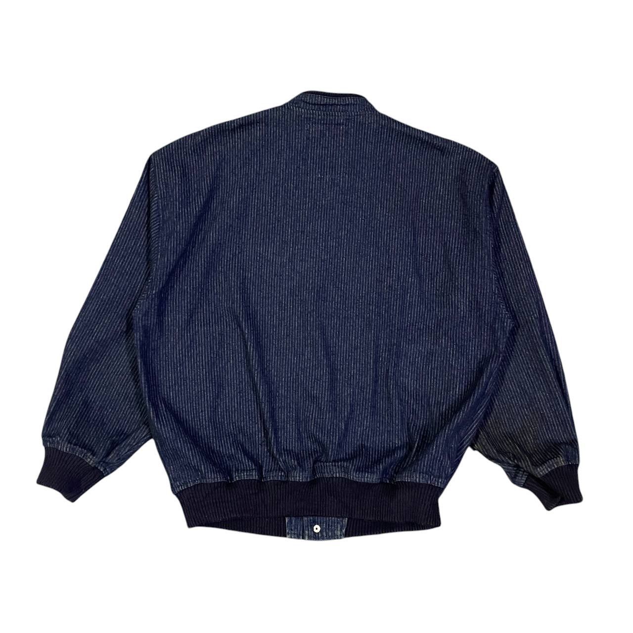 Issey Miyake Vintage Bobson Striped Bomber Jacket Issey Style Size US M / EU 48-50 / 2 - 12 Thumbnail