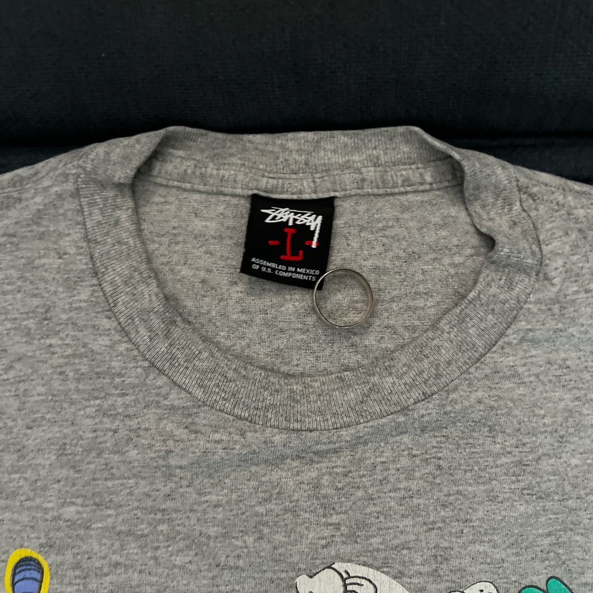 Stussy RARE 2009 Stussy x Ghost T-shirt Size US L / EU 52-54 / 3 - 2 Thumbnail