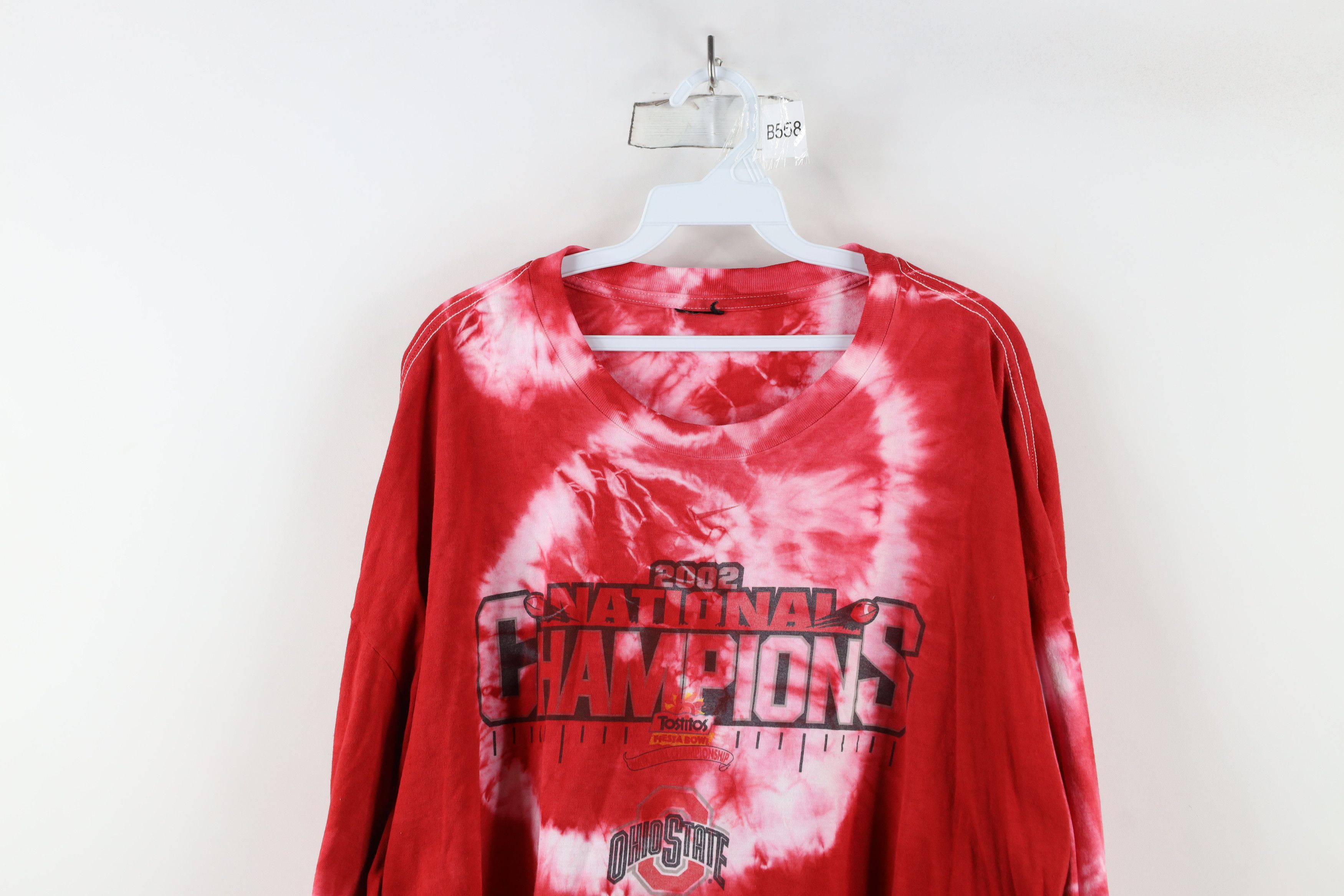 Nike × Vintage Vintage Nike Swoosh Ohio State National Champs T-Shirt Size US XXL / EU 58 / 5 - 2 Thumbnail
