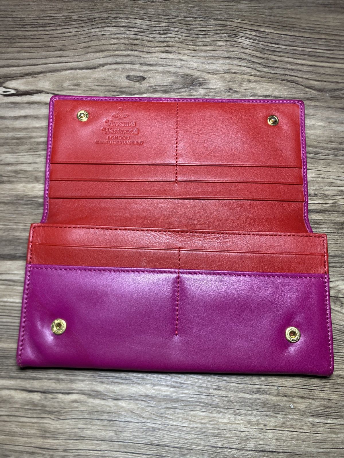Vivienne Westwood Vivienne Westwood Nappa Leather Long Wallet Size ONE SIZE - 5 Thumbnail
