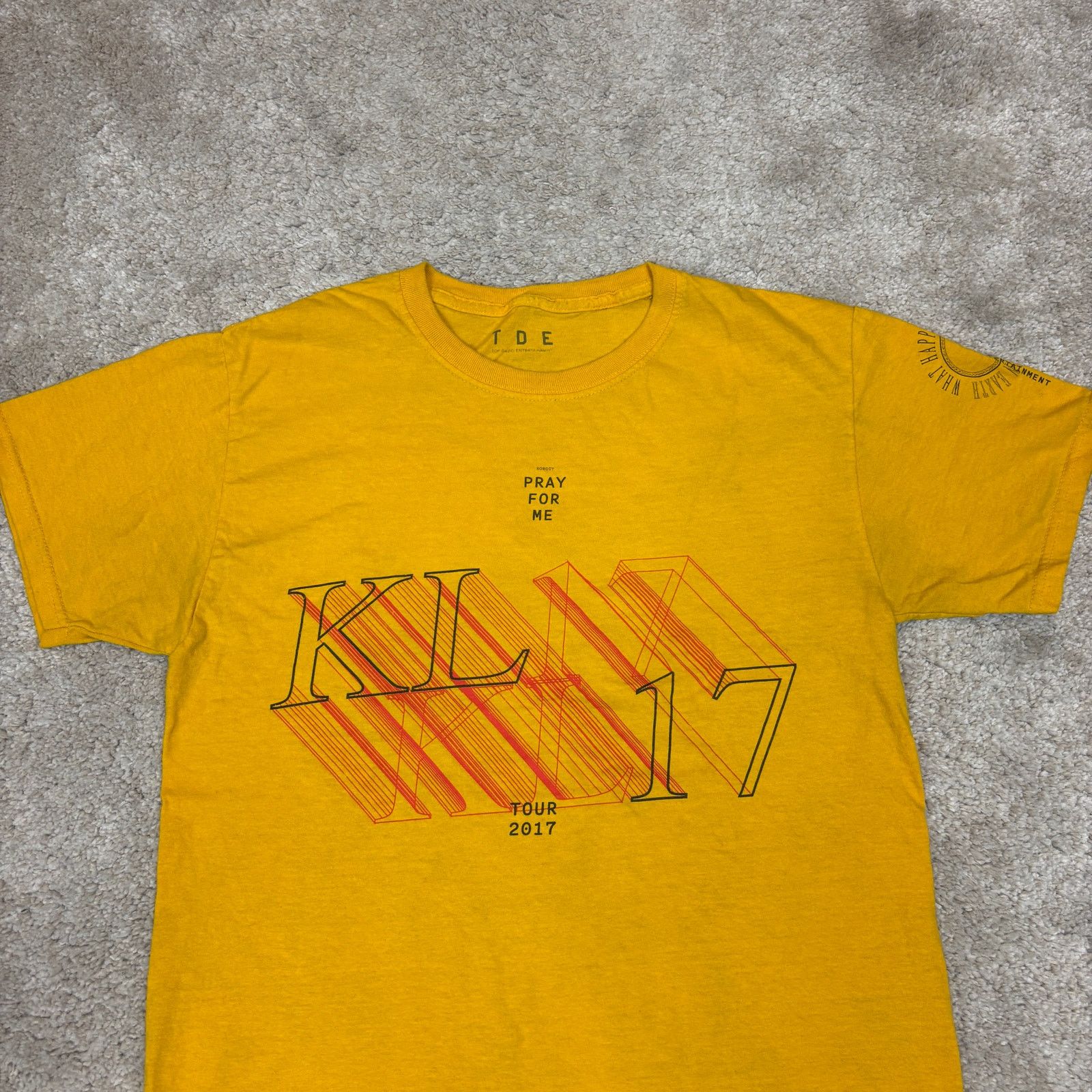 Kendrick Lamar Kendrick Lamar TDE Pray For Me 2017 Tour Shirt Men's Small Size US S / EU 44-46 / 1 - 2 Thumbnail