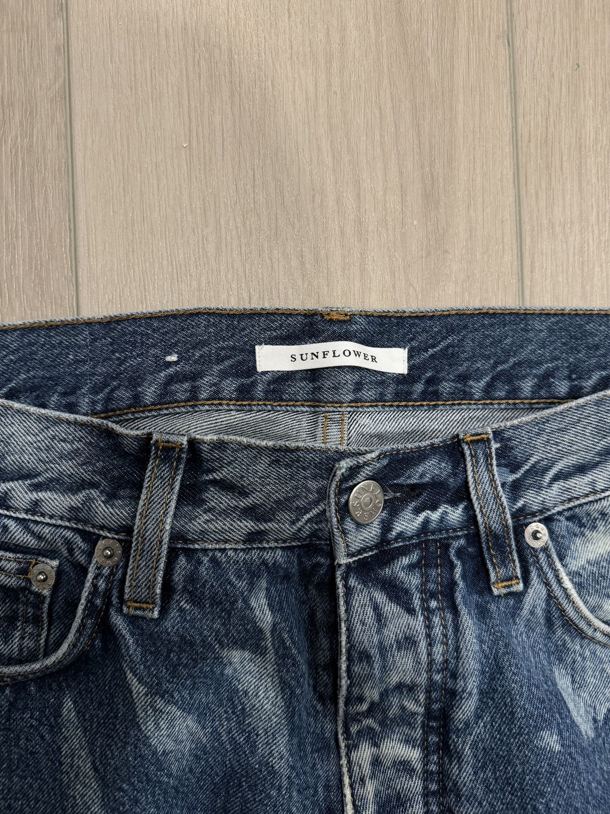 Sunflower Sunflower Loose Fit Bleached Splash Jeans Size US 32 / EU 48 - 7 Thumbnail