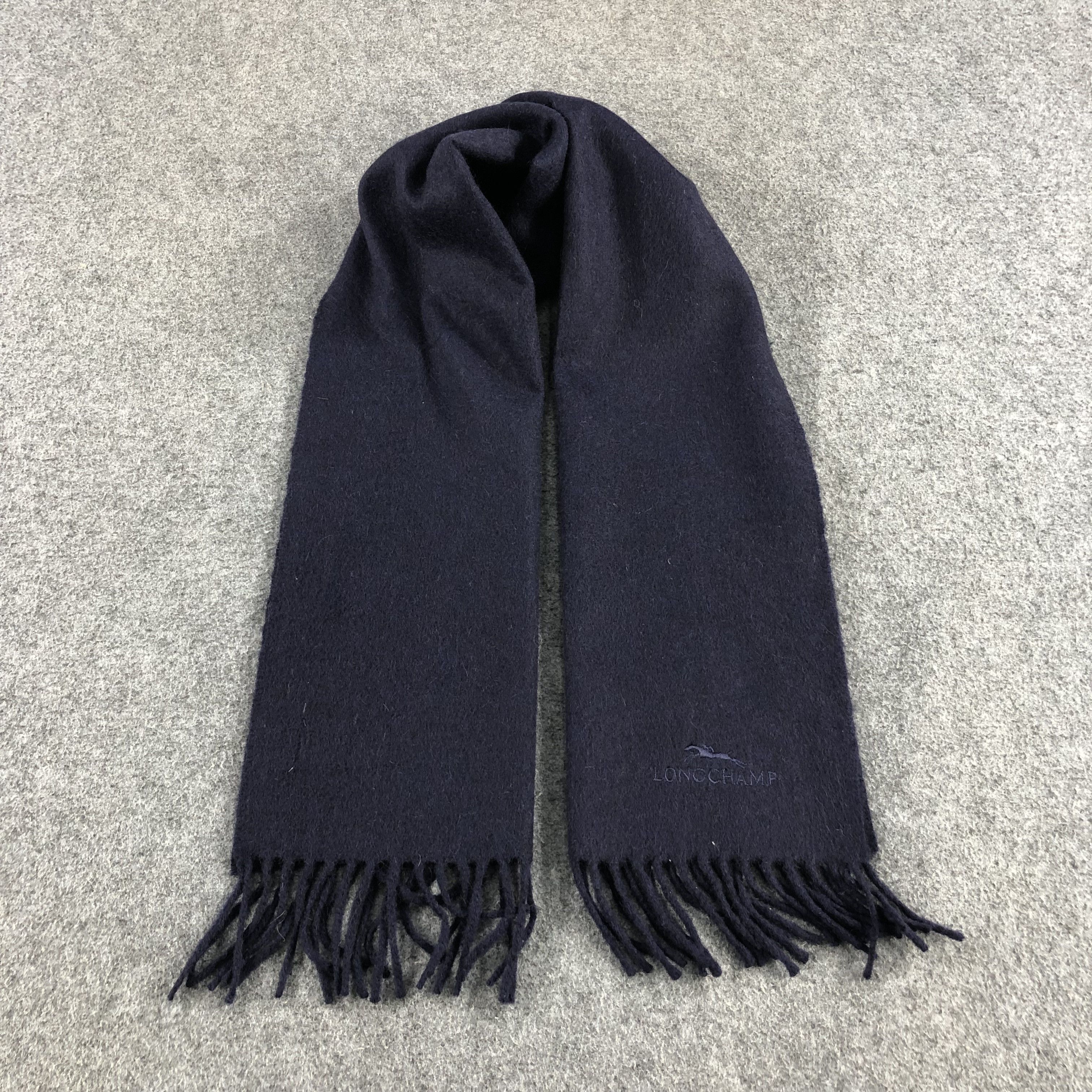 Longchamp Longchamp Cashmere Scarf Muffler V942 Size ONE SIZE - 1 Thumbnail