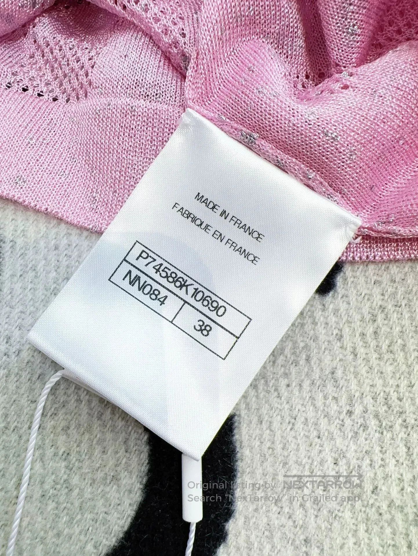 Chanel pink logo double C pullover top. Size US M / EU 48-50 / 2 - 6 Thumbnail