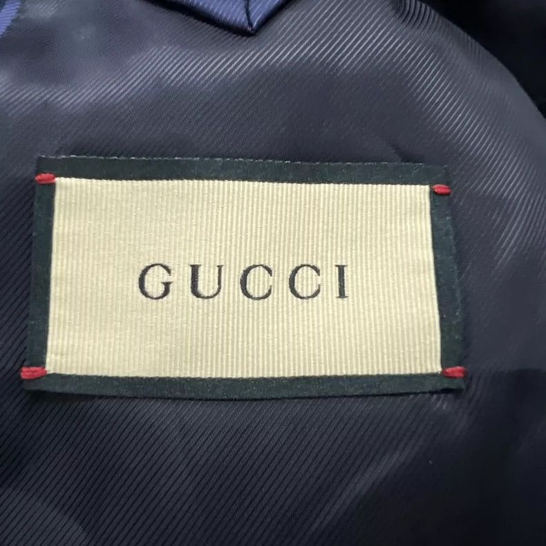 Gucci Gucci Crystal embroidery 23 new wool twill jacket 2502-Next Size 46R - 4 Thumbnail