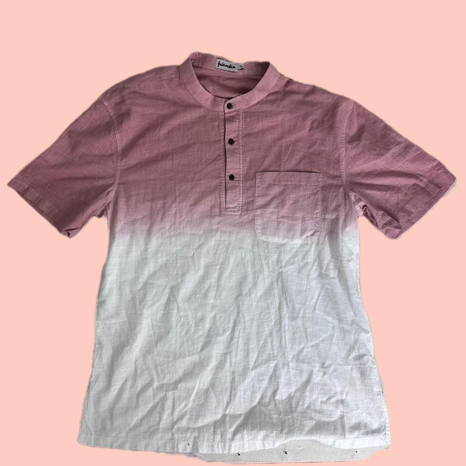Other Pink and white fabindia India shirt Size US XL / EU 56 / 4 - 1 Thumbnail