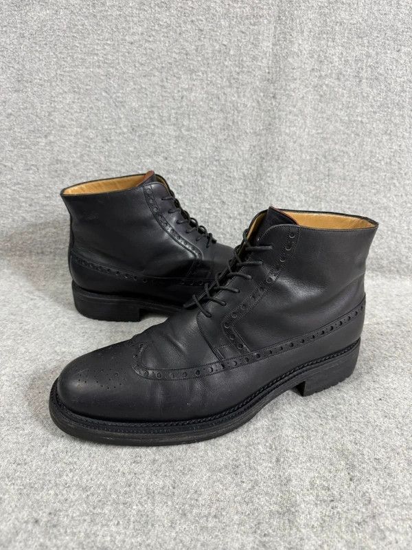 Bally Bally Scribe Agordo-06 High Lace Leather Boots Oxford 43,5 Size US 10.5 / EU 43-44 - 1 Thumbnail