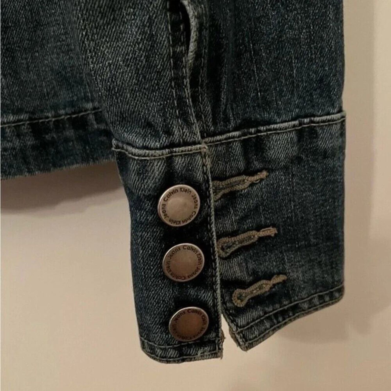 Calvin Klein Calvin Klein rare vintage y2k denim jacket, size Medium. Size M / US 6-8 / IT 42-44 - 6 Thumbnail