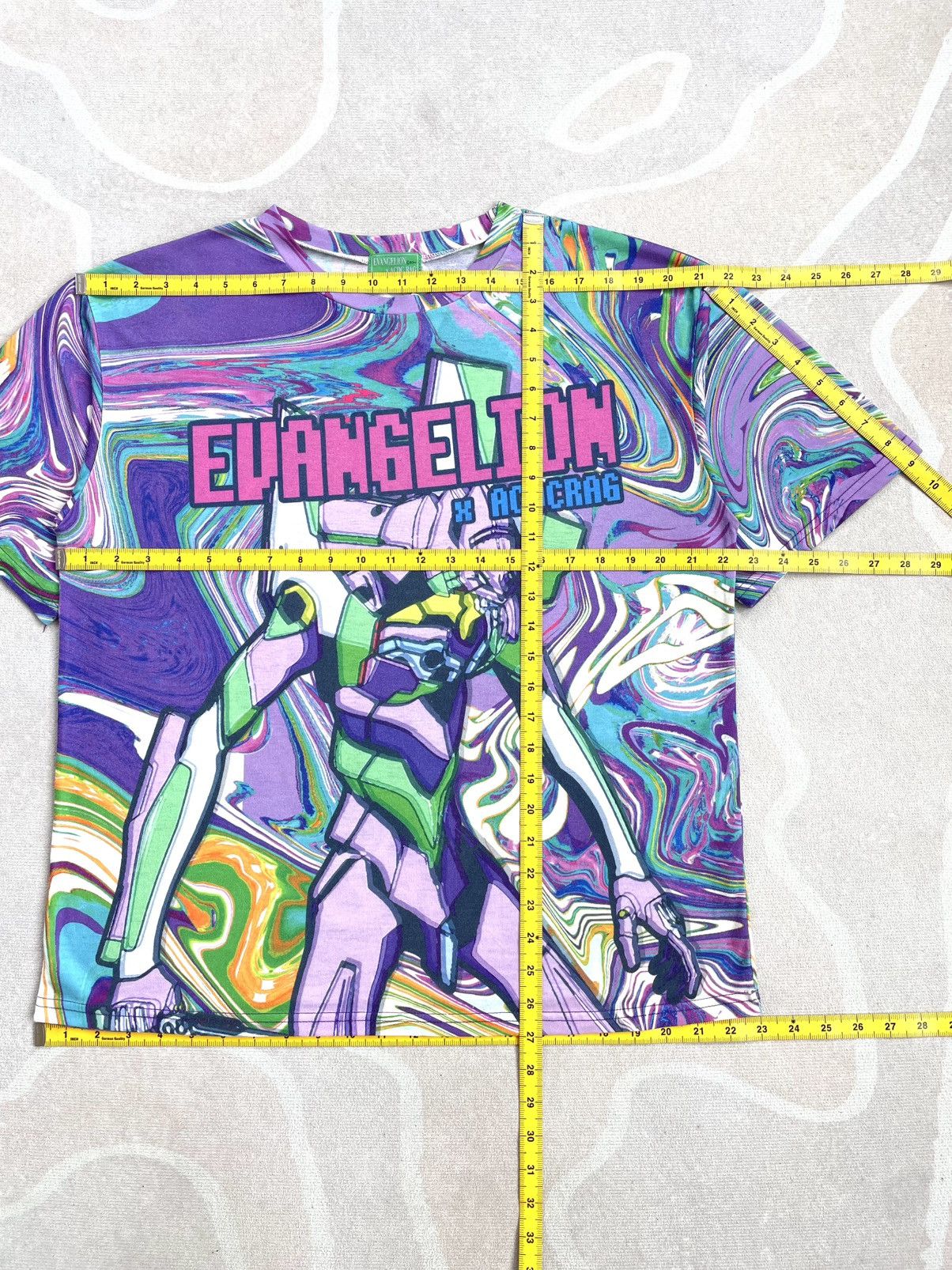 Anime EVANGELION X ACDGRAG AOP TEE Size US L / EU 52-54 / 3 - 12 Thumbnail
