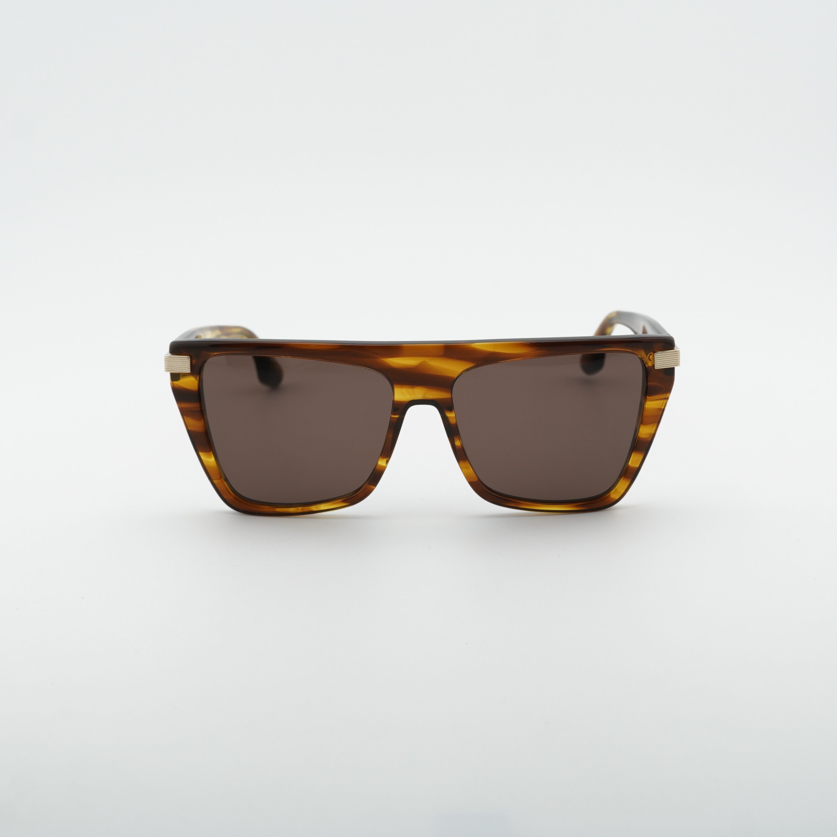 Victoria Beckham Victoria Beckham VB684S 224 Sunglasses Tobacco Square Frame Size ONE SIZE - 5 Thumbnail