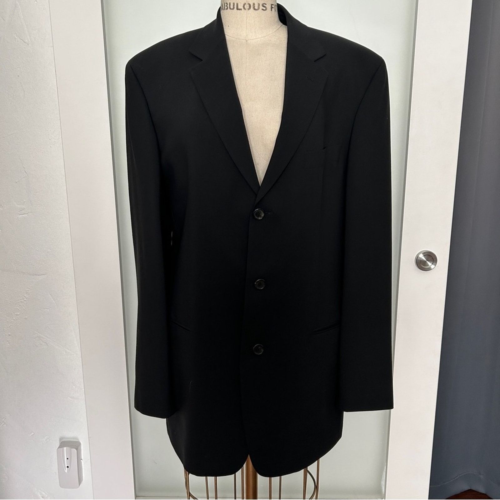 Hugo Boss Hugo Boss black dress suit 2 piece set with pants 42L Size 42L - 4 Thumbnail