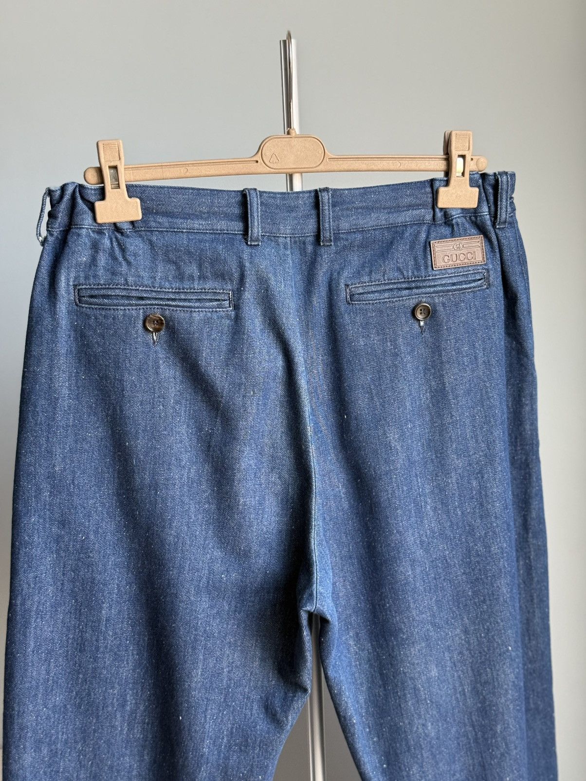 Gucci Gucci Wide Leg Tailored Trousers High Rise Straight Jeans Size US 34 / EU 50 - 11 Thumbnail