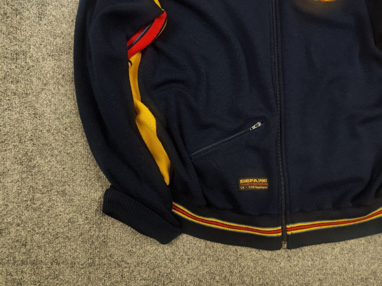 Vintage Vintage 70's Befa FFA Feldschützen Mohlin Wool Track Jacket Size US L / EU 52-54 / 3 - 6 Thumbnail