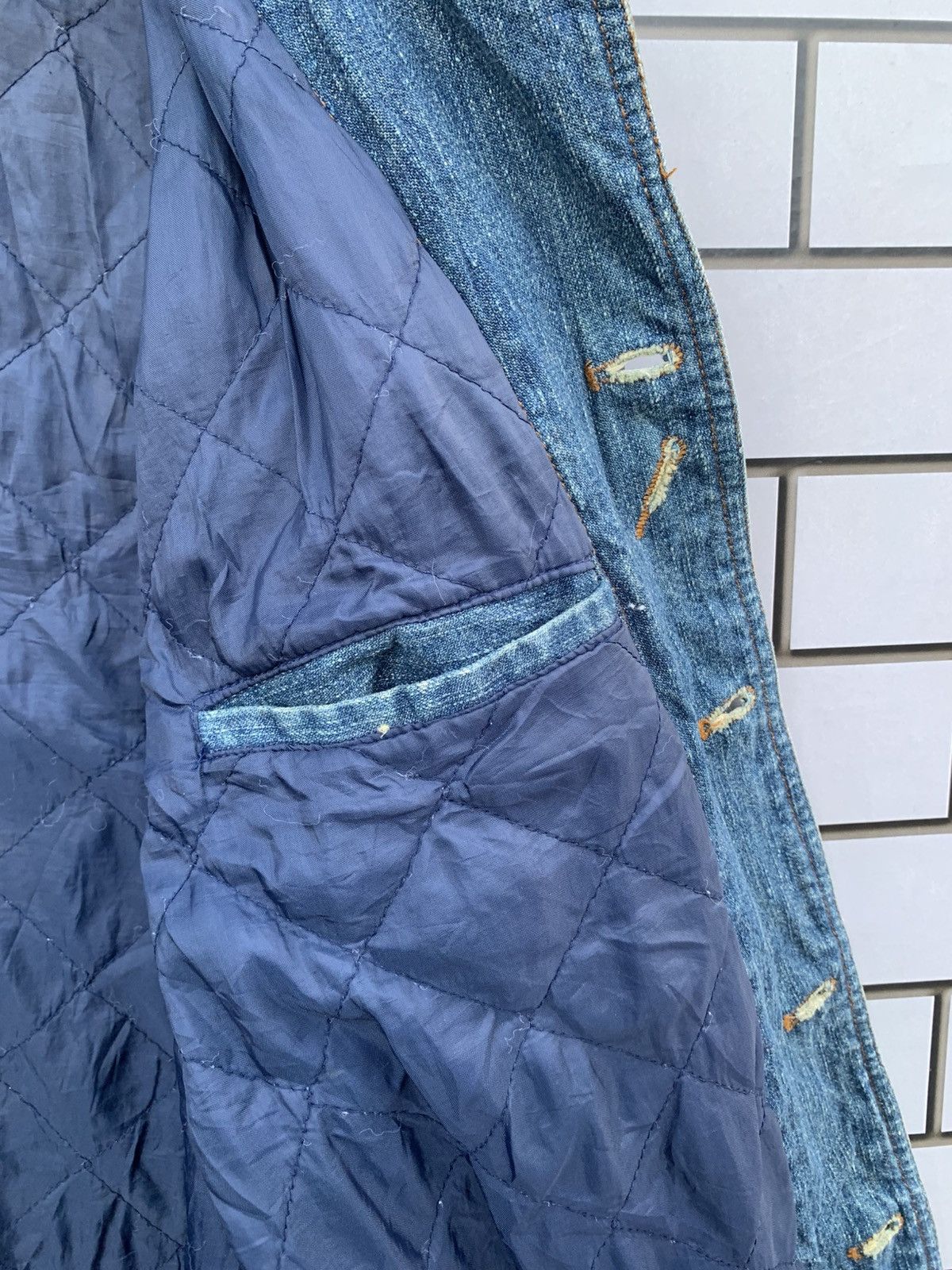 Indigo × Japanese Brand × Vintage Vintage Japanese Brand Nepuca Workwear Denim Jacket Size US L / EU 52-54 / 3 - 22 Thumbnail