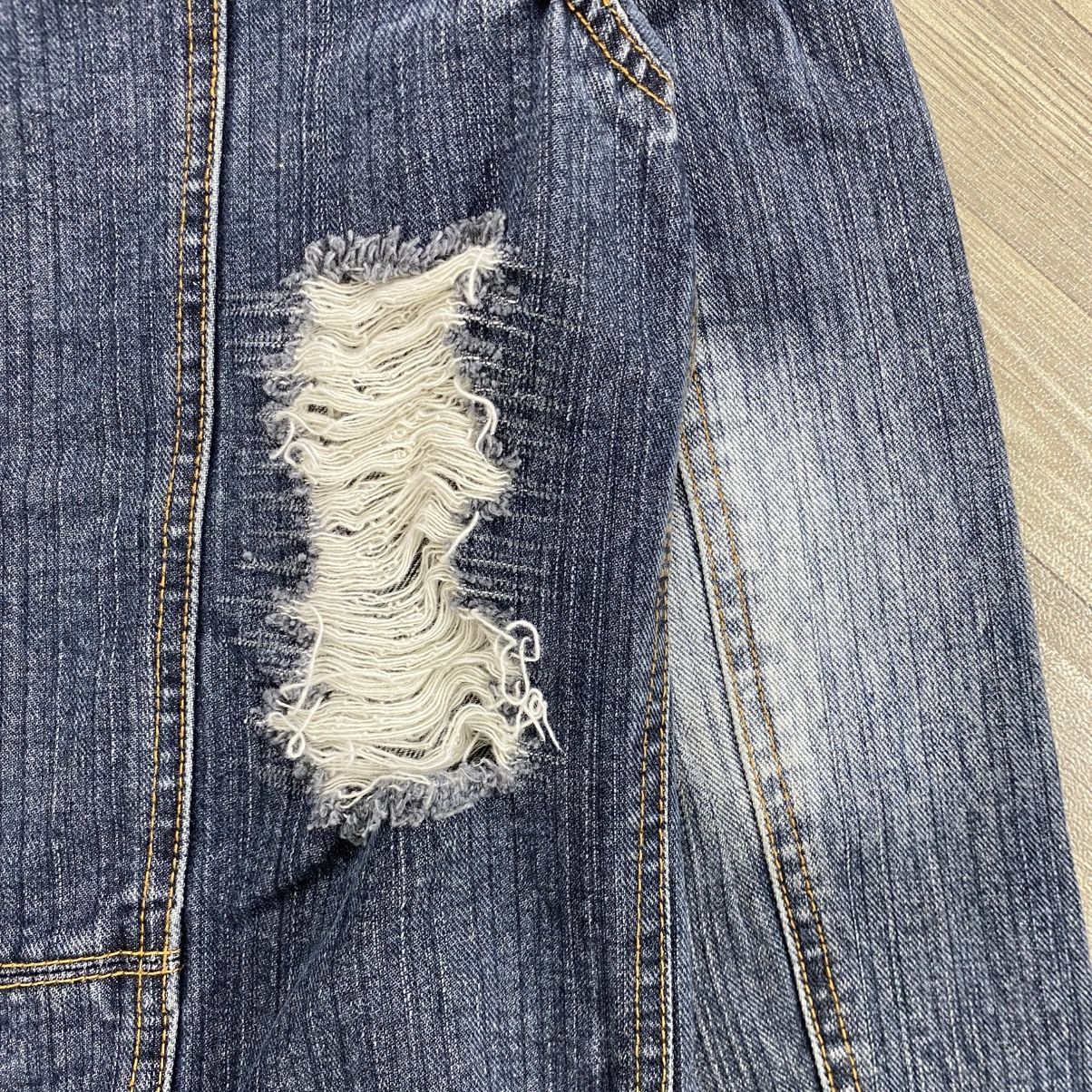 291295=Homme 292195=Homme Distressed Kmrii Ifsix Lgb Style Denim Jacket Size US M / EU 48-50 / 2 - 15 Thumbnail