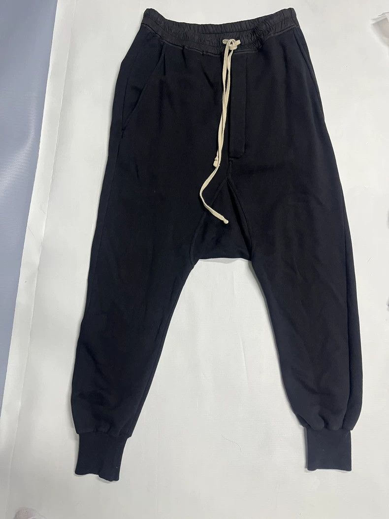 Rick Owens Rick Owens size s Black hanging crotch pants 2504-Nextarro Size US 28 / EU 44 - 1 Thumbnail