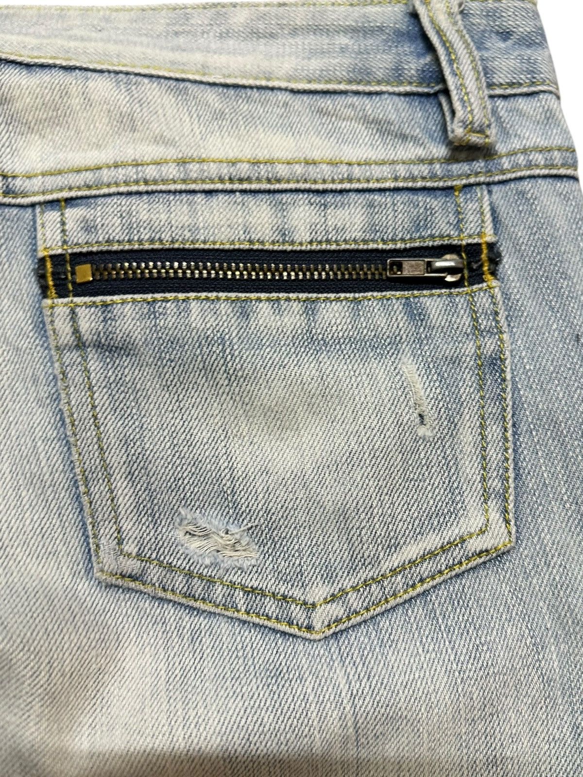 Japanese Brand Vintage Ice Jeans Flare Bell Bottom Faded Denim Size US 30 / EU 46 - 8 Thumbnail