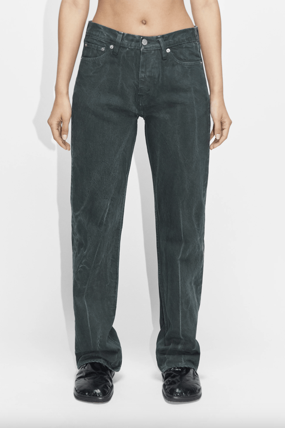 Hope HOPE Rush Jeans in Green Crackle | Grailed