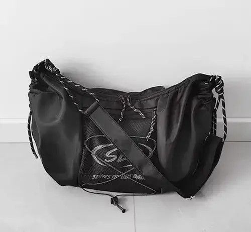 Hypebeast Fashion Hiphop rope sling side bag messenger crossbody bag Size ONE SIZE - 4 Thumbnail