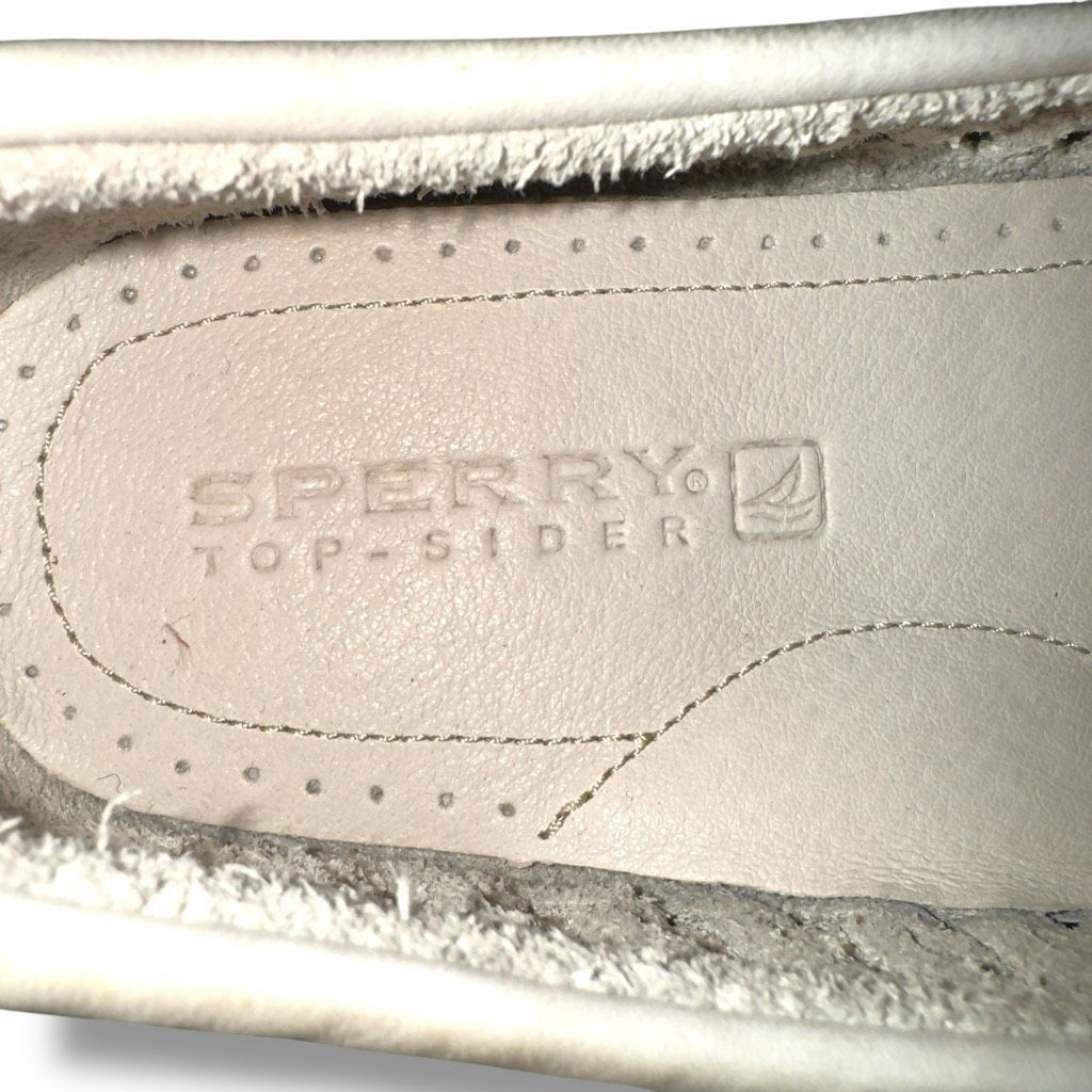 Sperry New Sperry Top Sider Distressed Off-White Woven Loafers Sz 8 Size US 8.5 / EU 41-42 - 8 Thumbnail