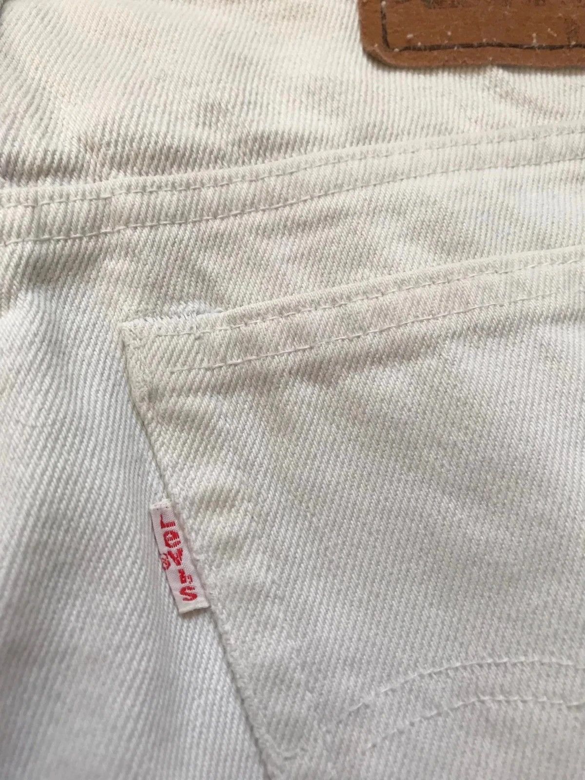 Levi's Levi's 80s Vintage White Denim White Tab Sz W 33 L 34 1983 Size US 33 - 10 Thumbnail