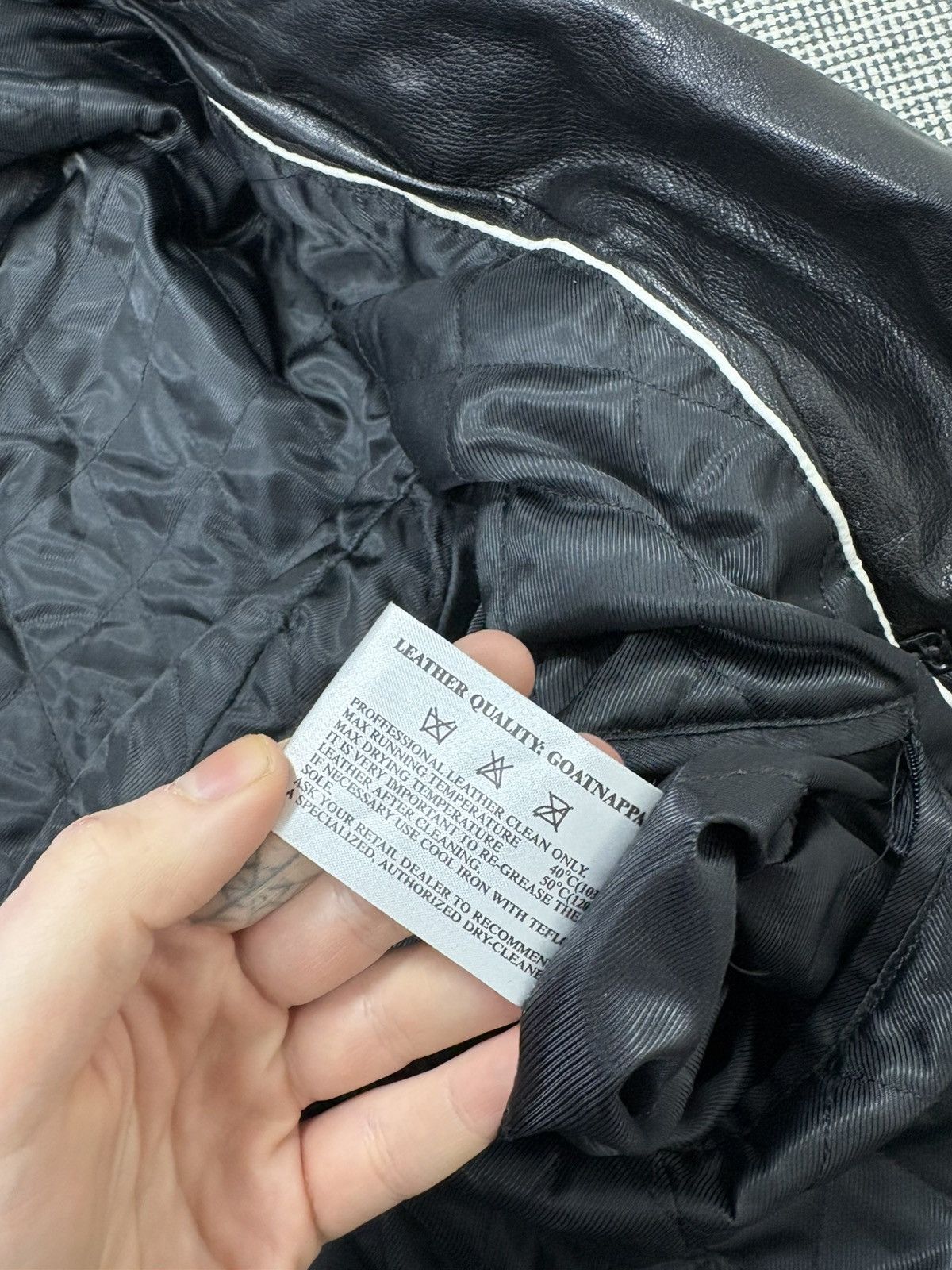 Other Top quality leather avant garde double breasted coat dark Size US M / EU 48-50 / 2 - 5 Thumbnail
