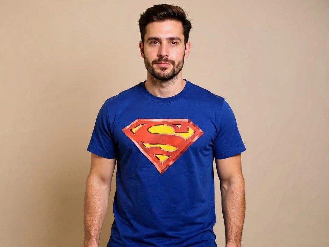 Other Superman Logo Blue T-Shirt - Royal Blue - New Size US L / EU 52-54 / 3 - 1 Thumbnail