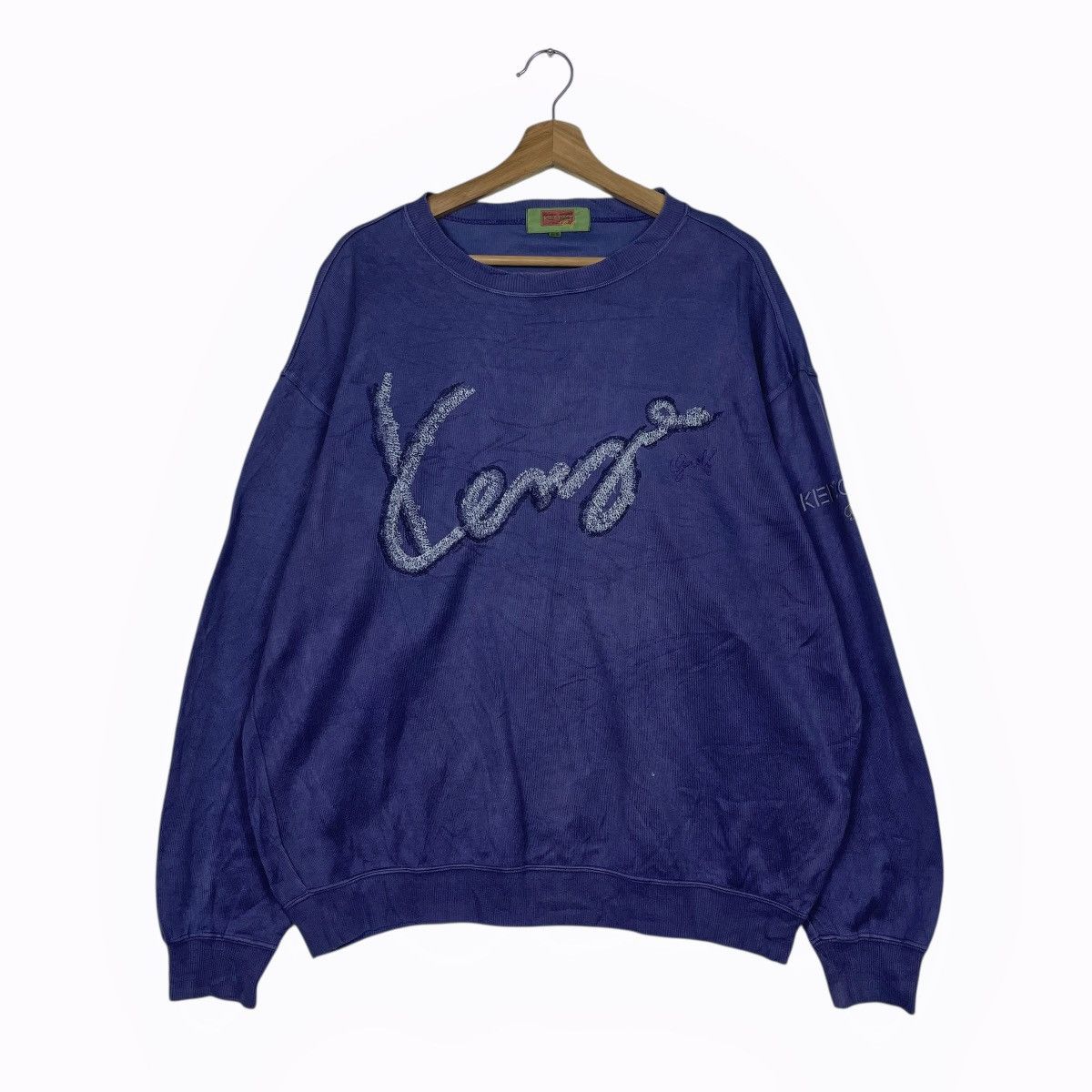 Kenzo Kenzo Big Logo Crewneck Sweatshirt Size US L / EU 52-54 / 3 - 1 Thumbnail