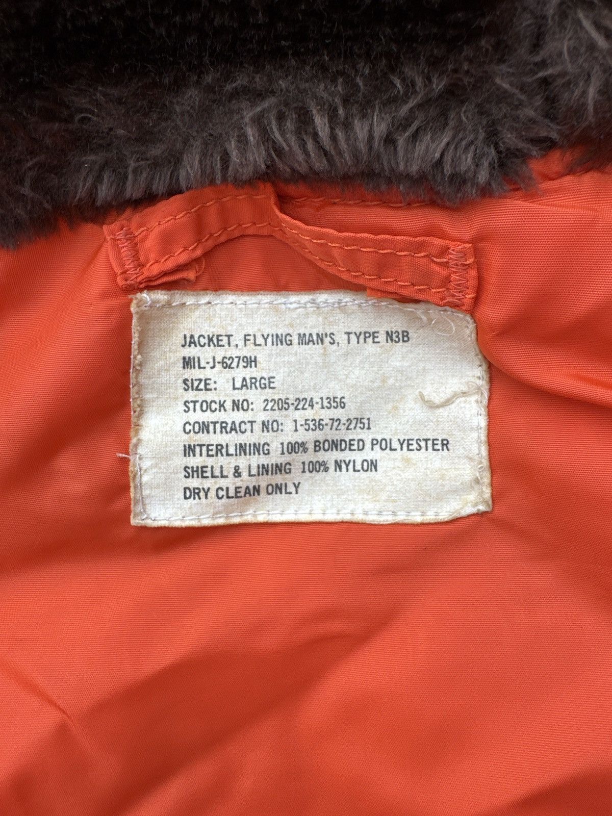 Vintage Vintage 1972 Air Force N-3B Parka Jacket Large Olive Orange Size US L / EU 52-54 / 3 - 20 Thumbnail