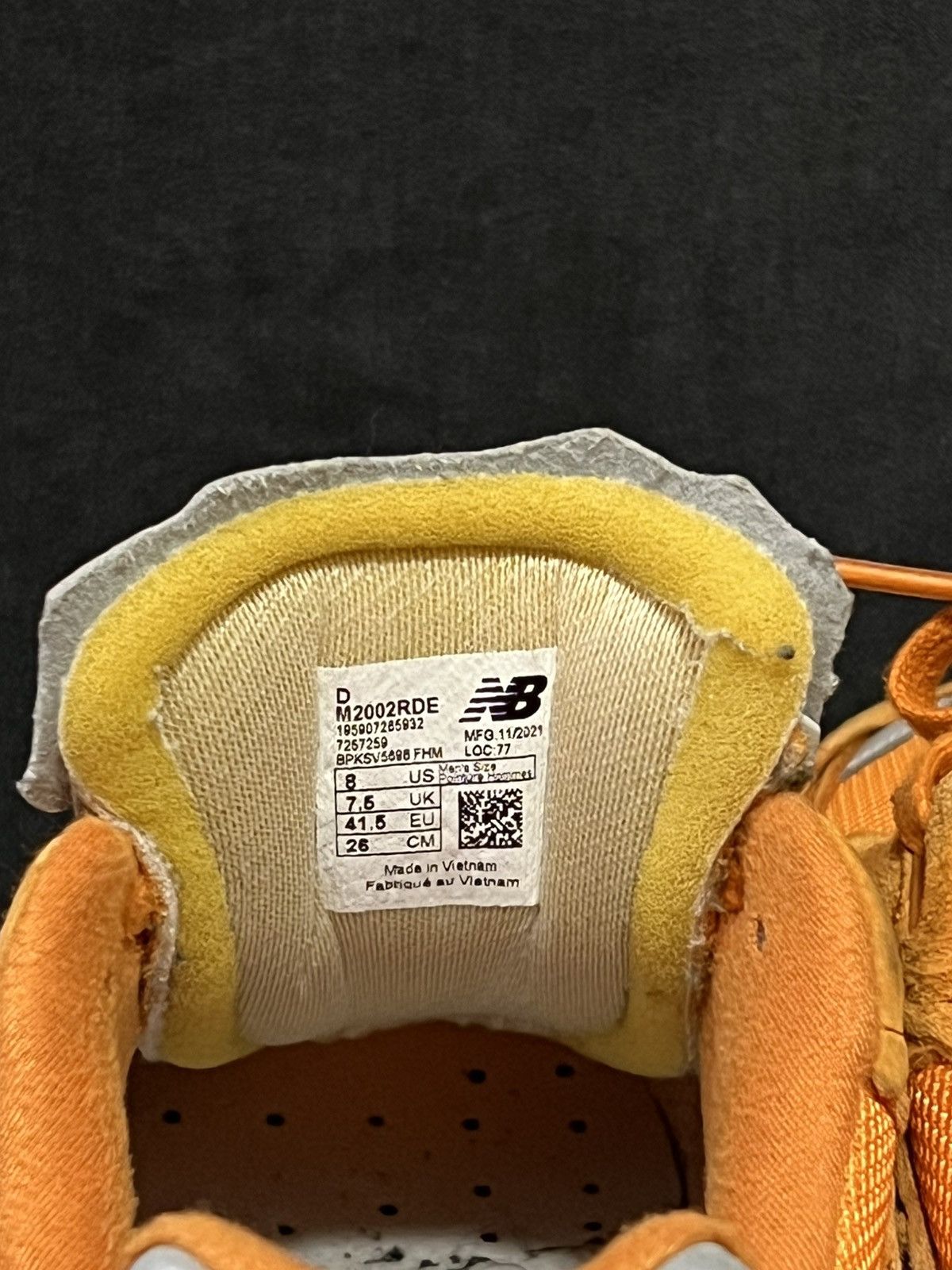 New Balance 2002R Protection Pack -Vintage Orange Size US 8 / EU 41 - 6 Thumbnail