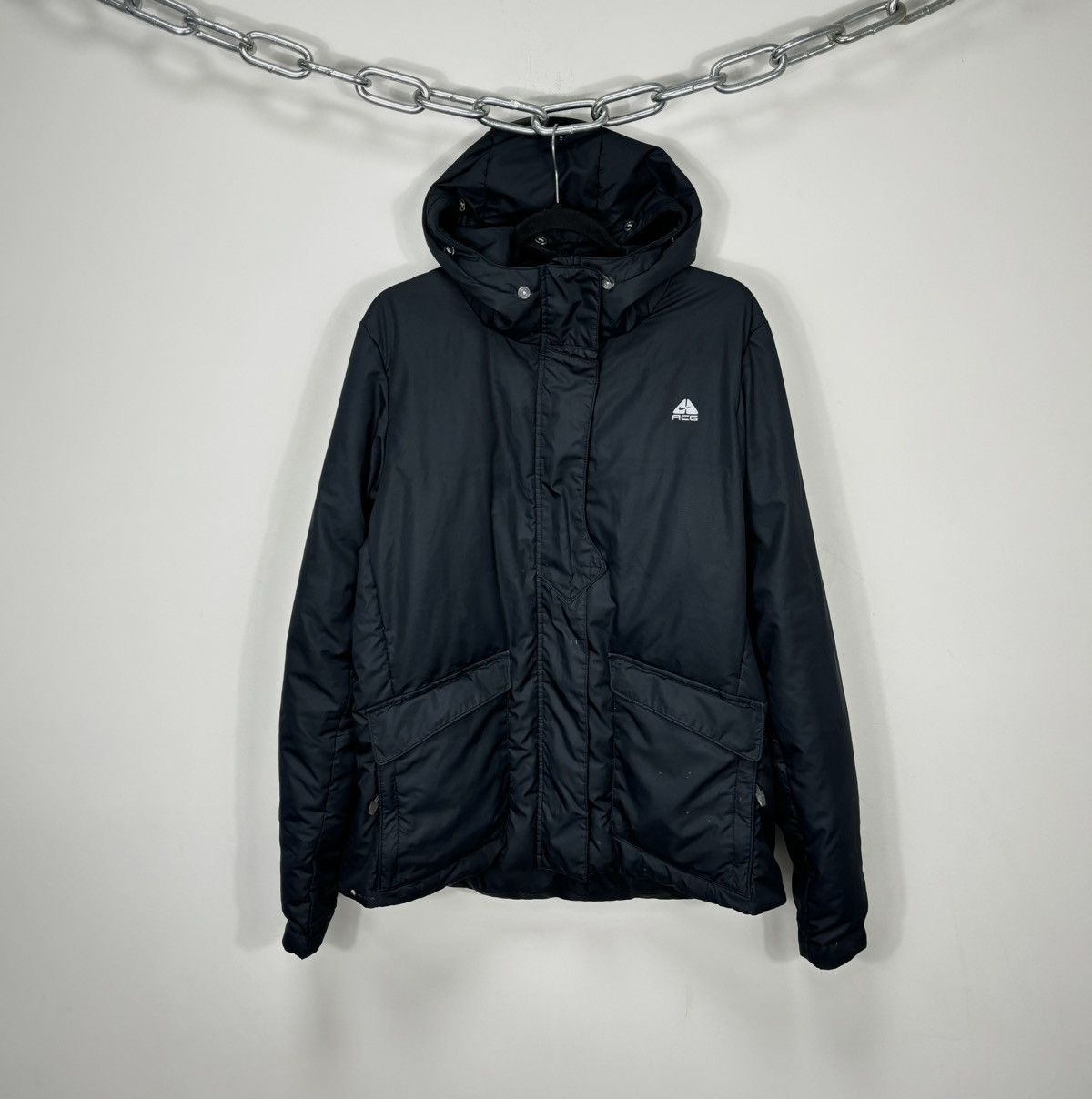 Nike Vintage Nike ACG 550 Outdoor Black Y2K Down Puffer Jacket Size US L / EU 52-54 / 3 - 1 Thumbnail