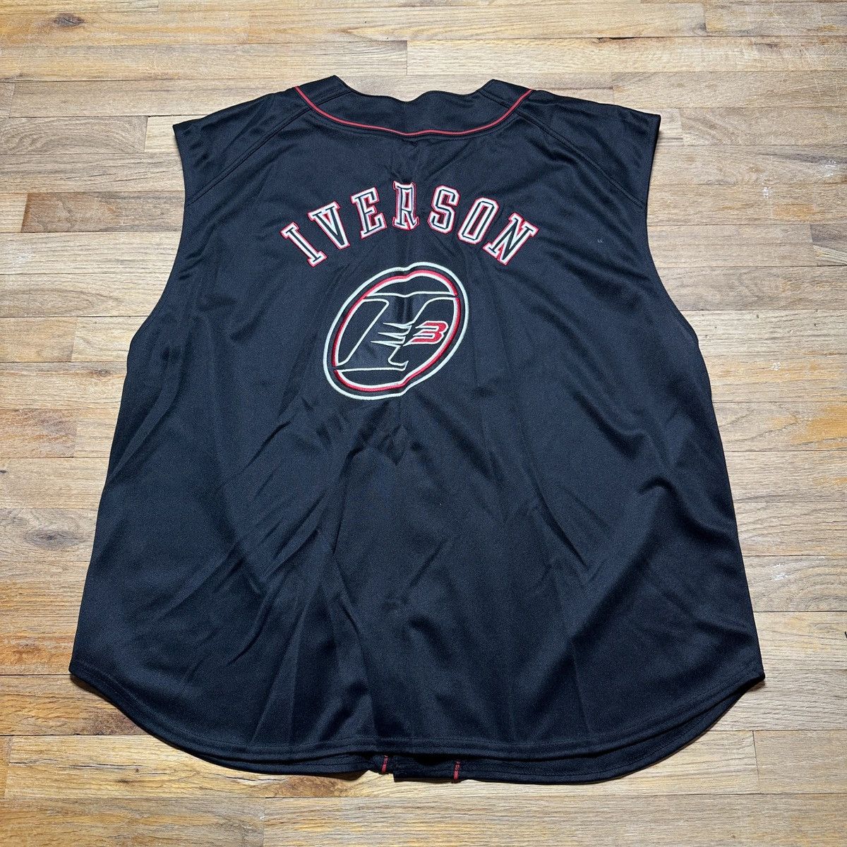 Reebok × Vintage Vintage Reebok Iverson baseball jersey Size US XXL / EU 58 / 5 - 2 Thumbnail