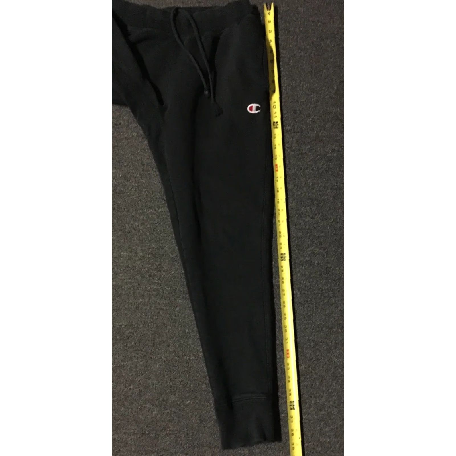 Champion VINTAGE Champion Reverse Weave Sweatpants M Black Basketball Activewear Pants Mens 90s Grunge Modern Fit Size US 31 - 8 Thumbnail