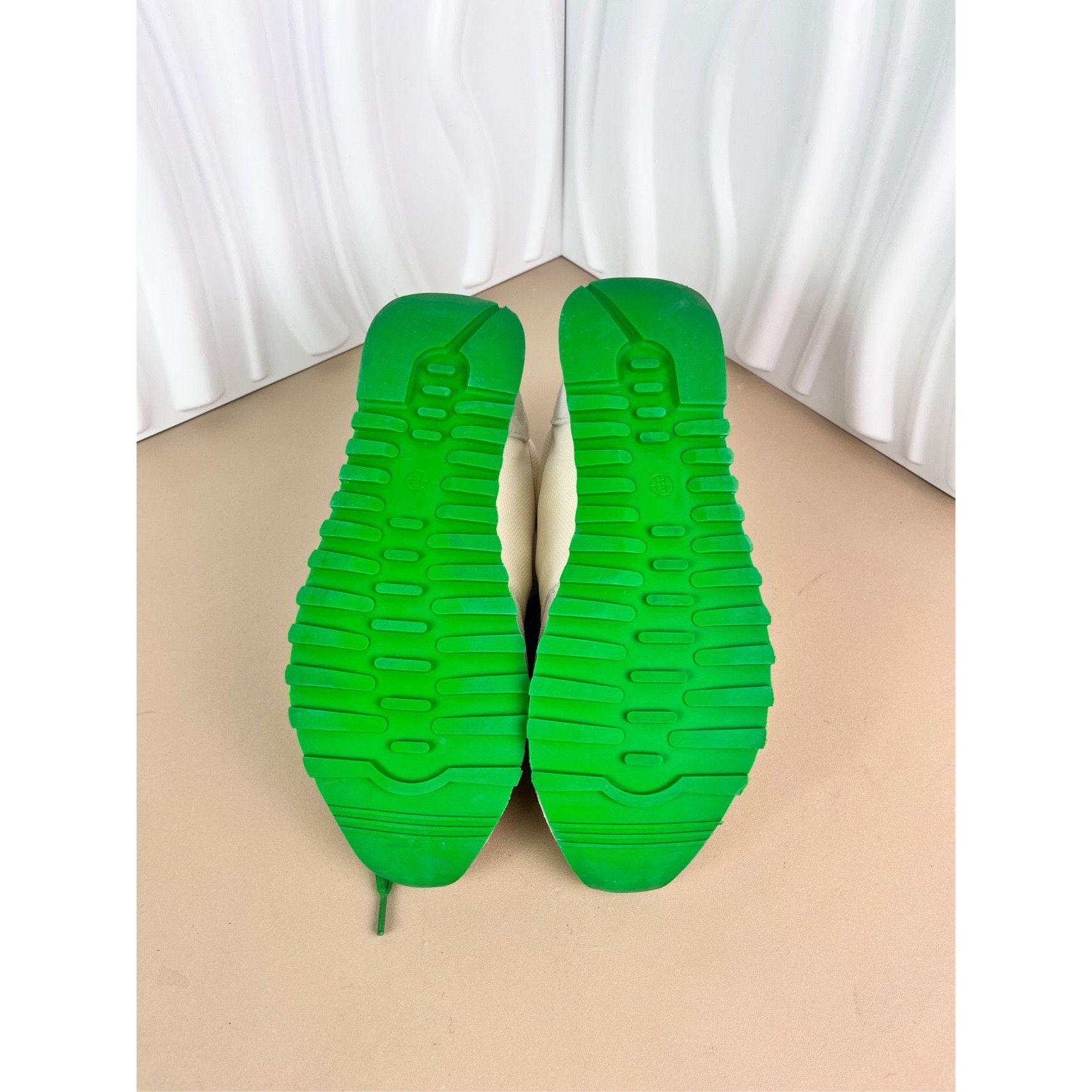 The Row The Row Womens Beige & Green Casual Sneakers Size 38 Made In Size US 8 / IT 38 - 4 Thumbnail