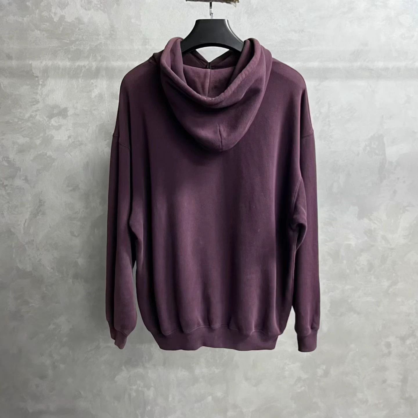 Balenciaga Balenciaga Purple Logo Medium Fit Hoodie S Size US S / EU 44-46 / 1 - 2 Thumbnail