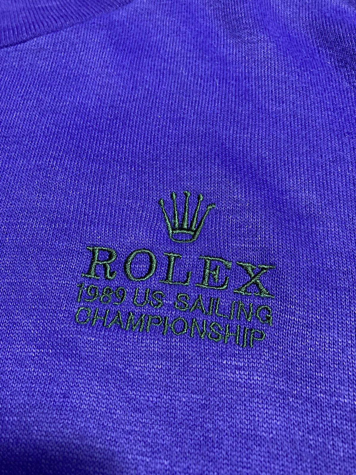 Rolex Vintage 1989 Rolex US Sailing Championship Sweatshirt USA Size US M / EU 48-50 / 2 - 5 Thumbnail