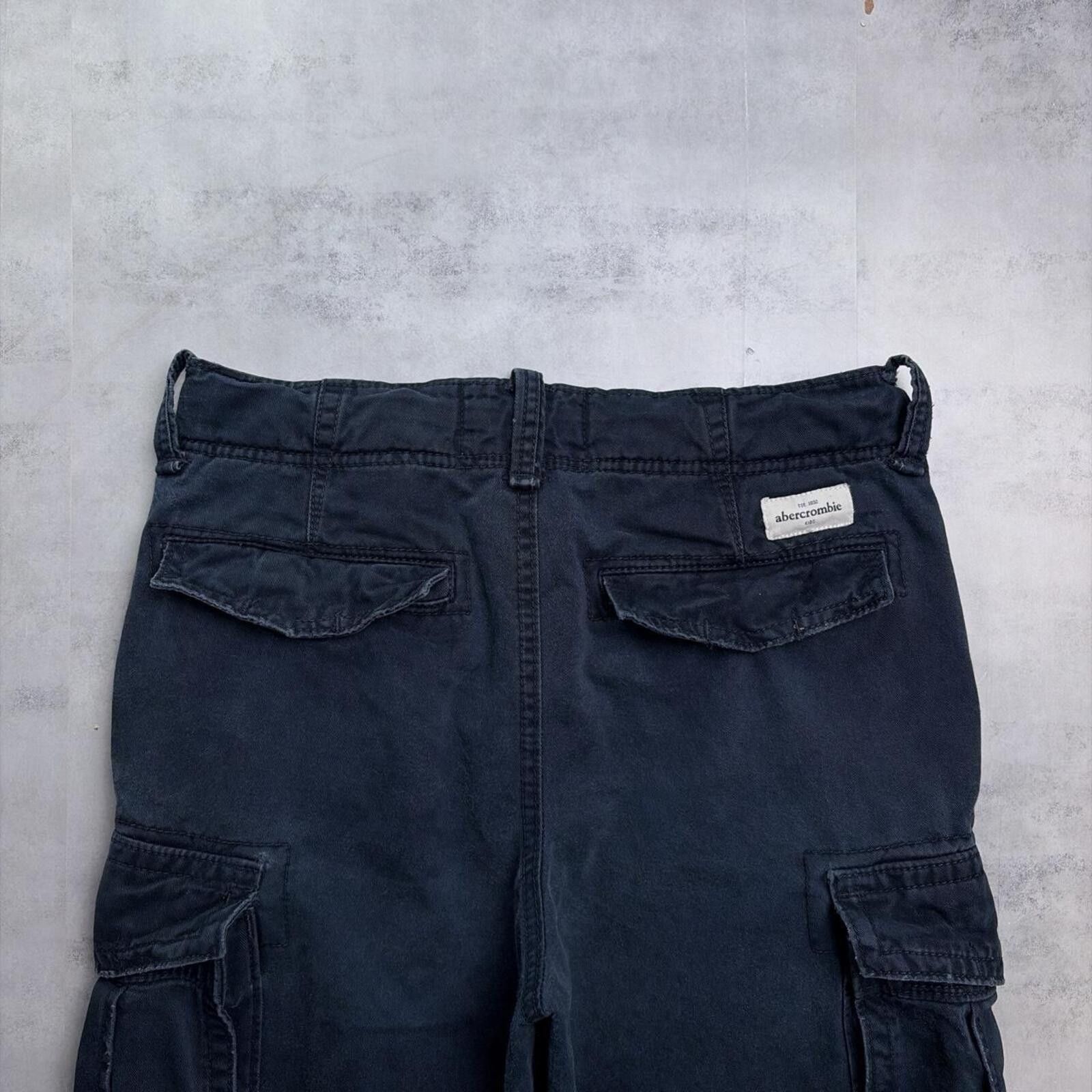 Abercrombie & Fitch Y2K Abercrombie & Fitch Grunge Baggy Cargo Skater Shorts Size 30" / US 8 / IT 44 - 3 Thumbnail