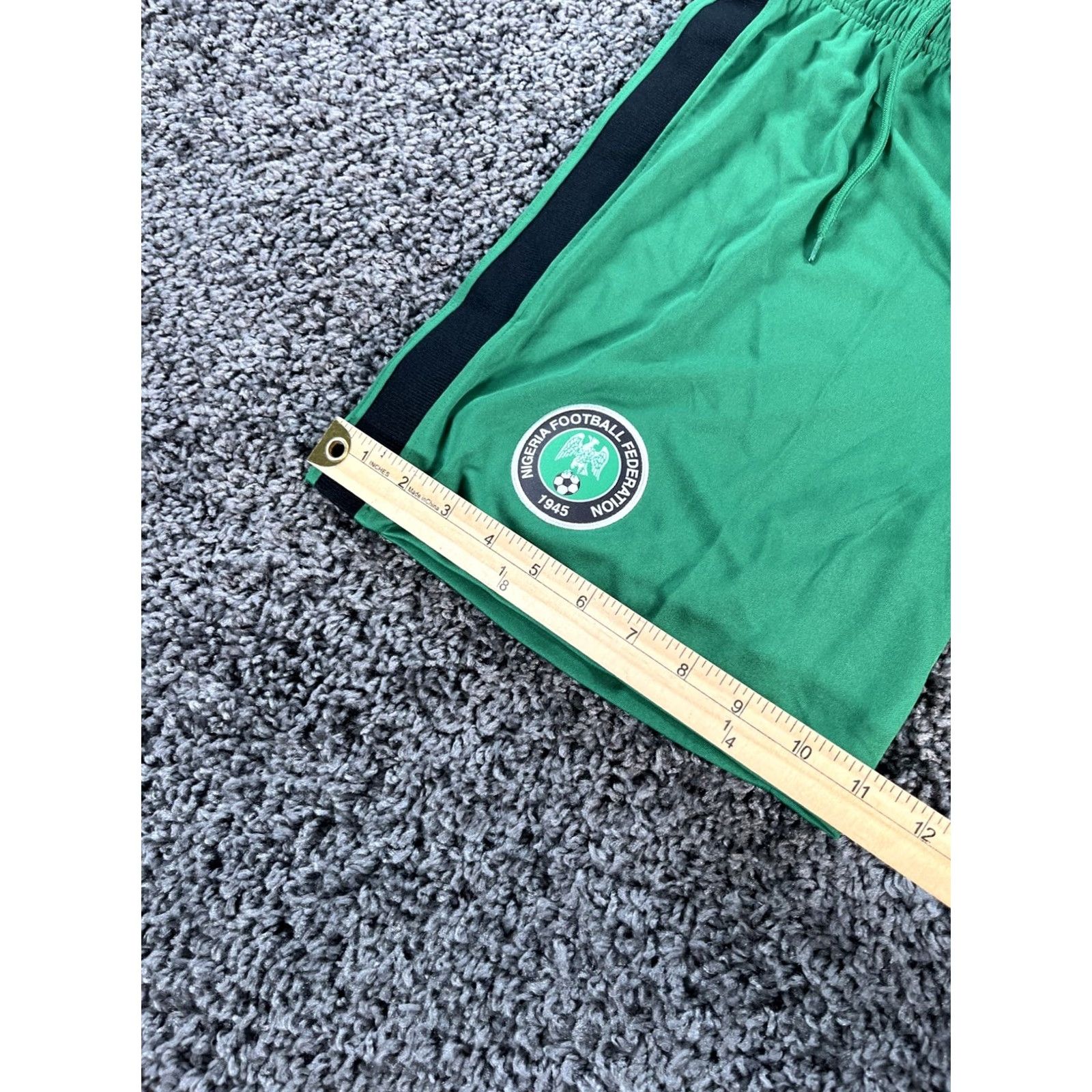 Nike Nike Shorts Football Nigeria Green M Mens Athletic Swoosh 1945 Green Nike Size US 31 - 3 Thumbnail