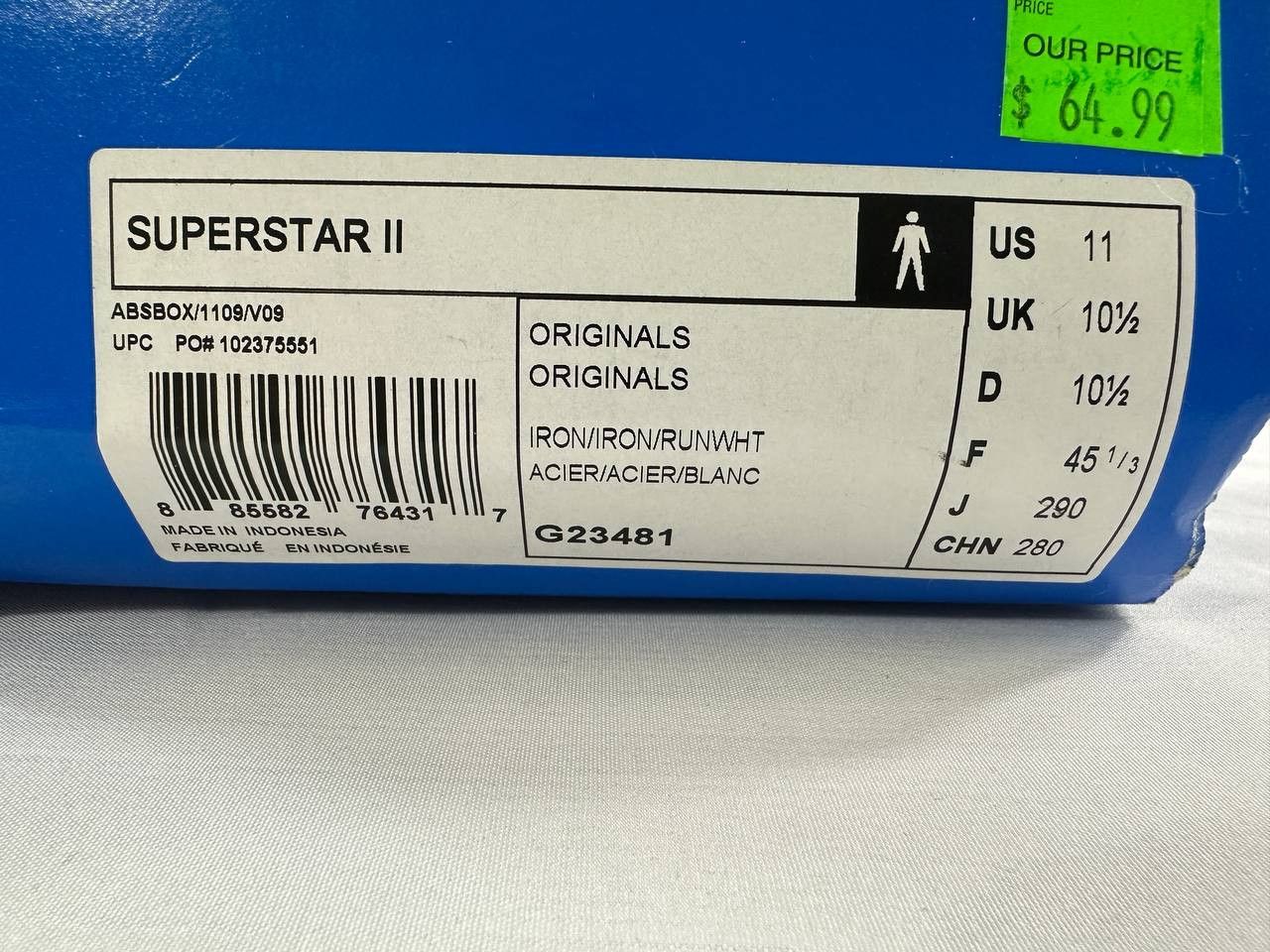 Adidas adidas Superstar 2 2010 Size US 11 / EU 44 - 13 Thumbnail