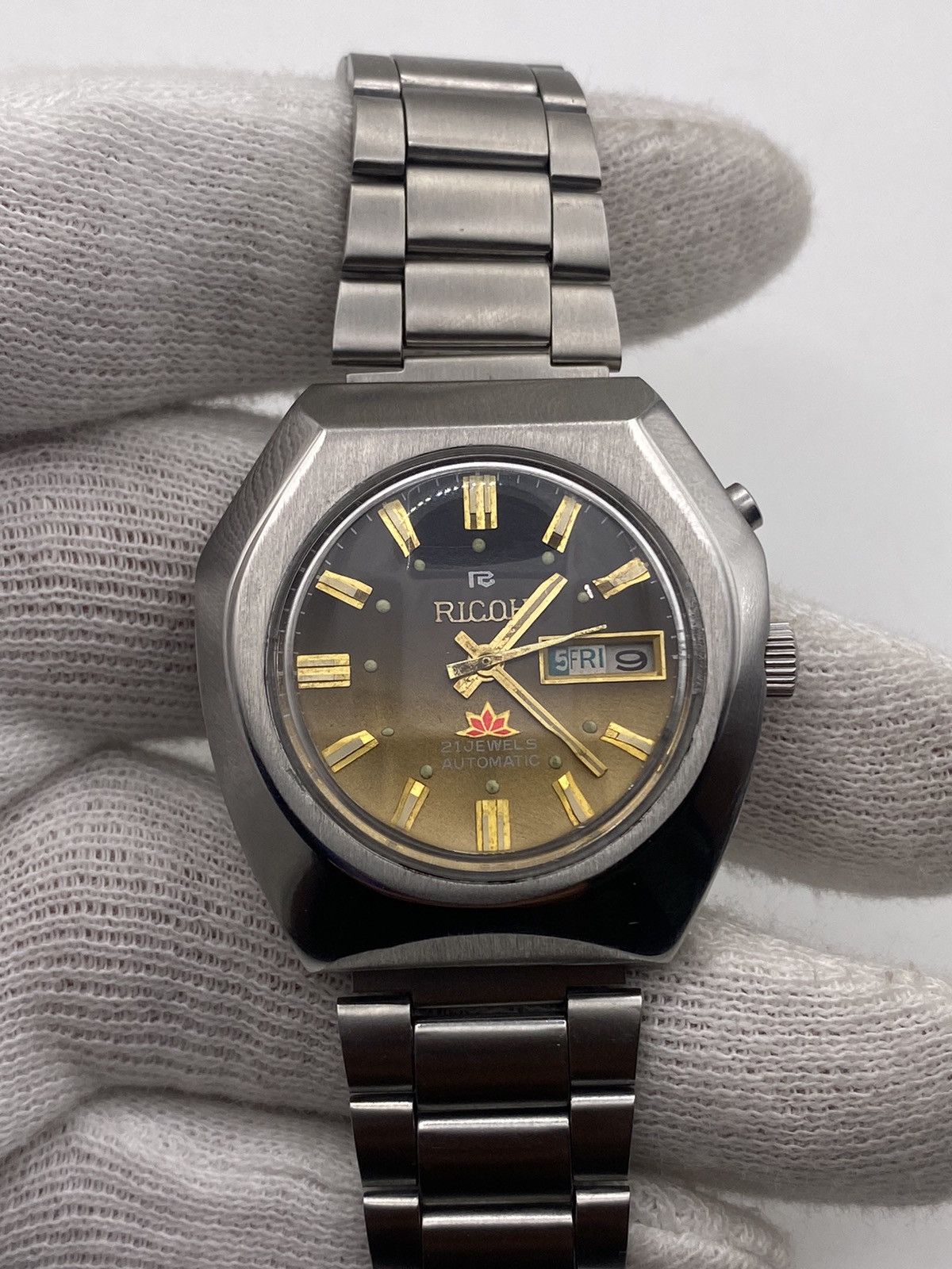 Vintage Vintage Ricoh Automatic Men’s Wristwatch Size 38 - 5 Thumbnail