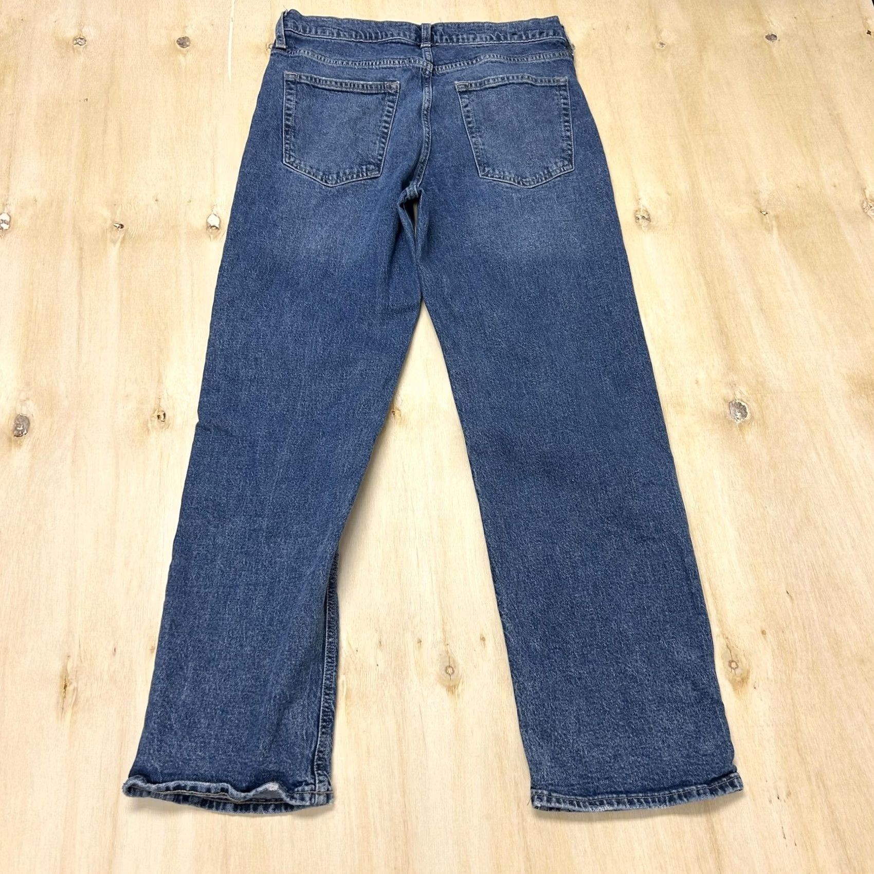 Gap VINTAGE Gap Jeans Womens 8/29 Regular Medium Wash Relaxed Straight Denim 5-Pocket Mens? Size 30" / US 8 / IT 44 - 4 Thumbnail
