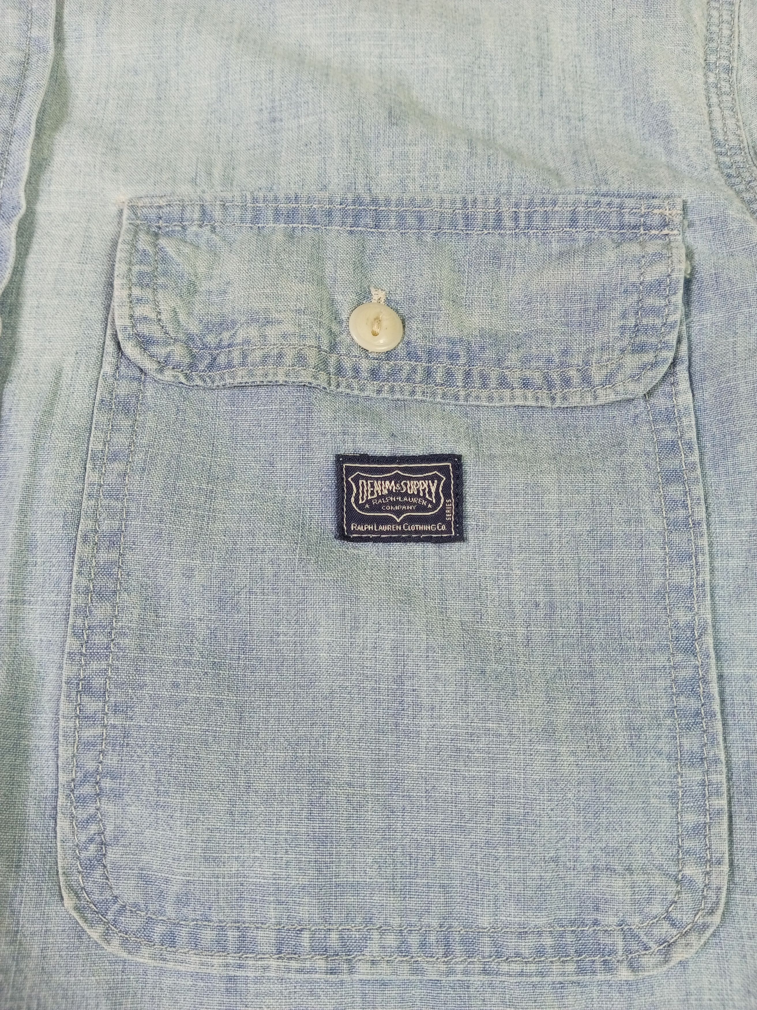 Denim & Supply Ralph Lauren Vintage Distressed Denim & Supply Patchwork American Flag Size US M / EU 48-50 / 2 - 5 Thumbnail