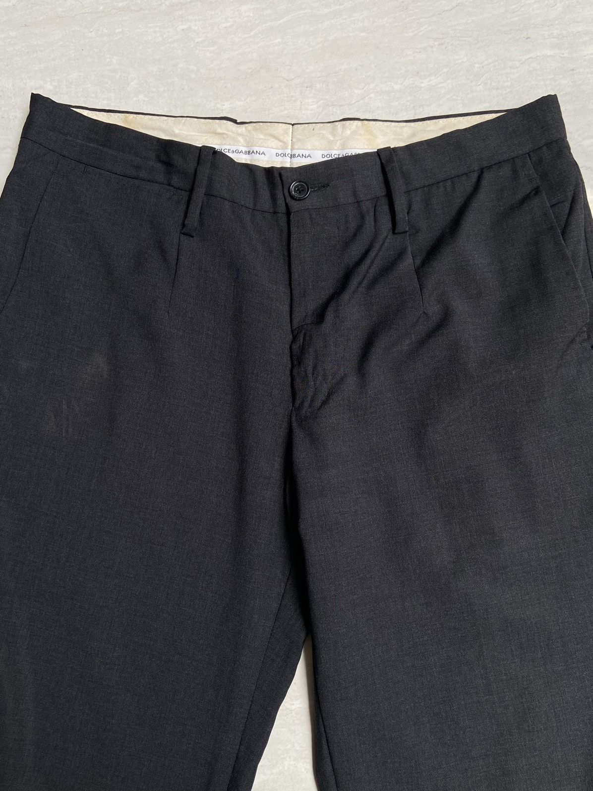 Dolce & Gabbana DOLCE & GABBANA Black Long Pants Size US 30 / EU 46 - 2 Thumbnail