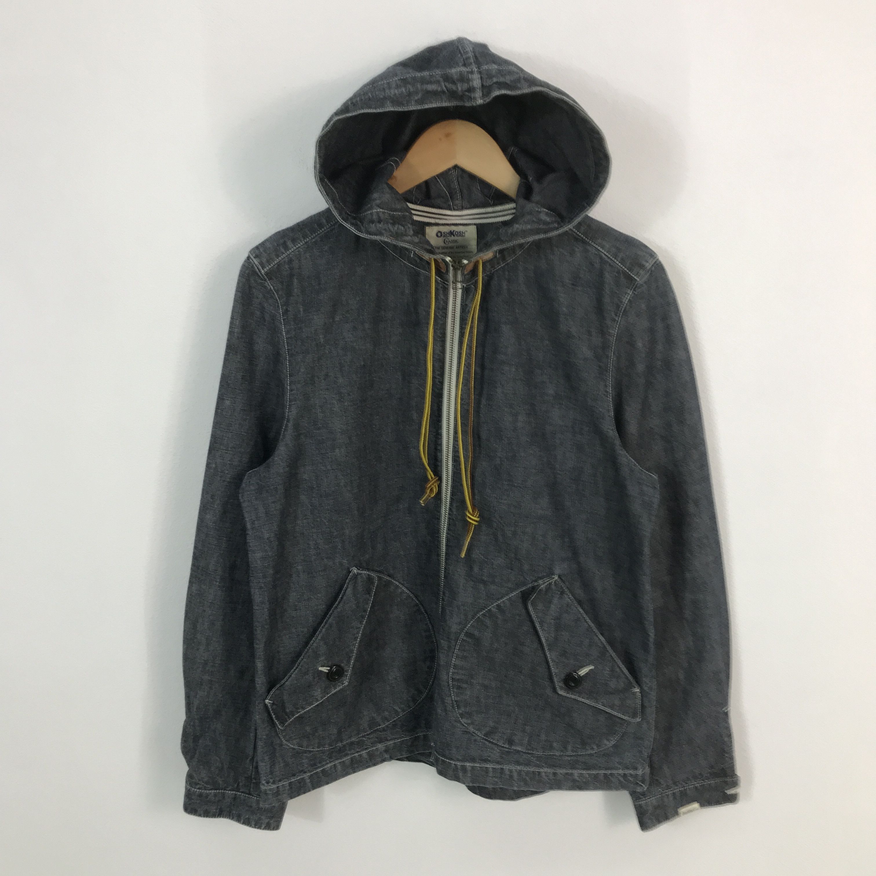 Japanese Brand × Oshkosh Oshkosh blue zipper hoodie the genuine article jacket Size US M / EU 48-50 / 2 - 1 Thumbnail