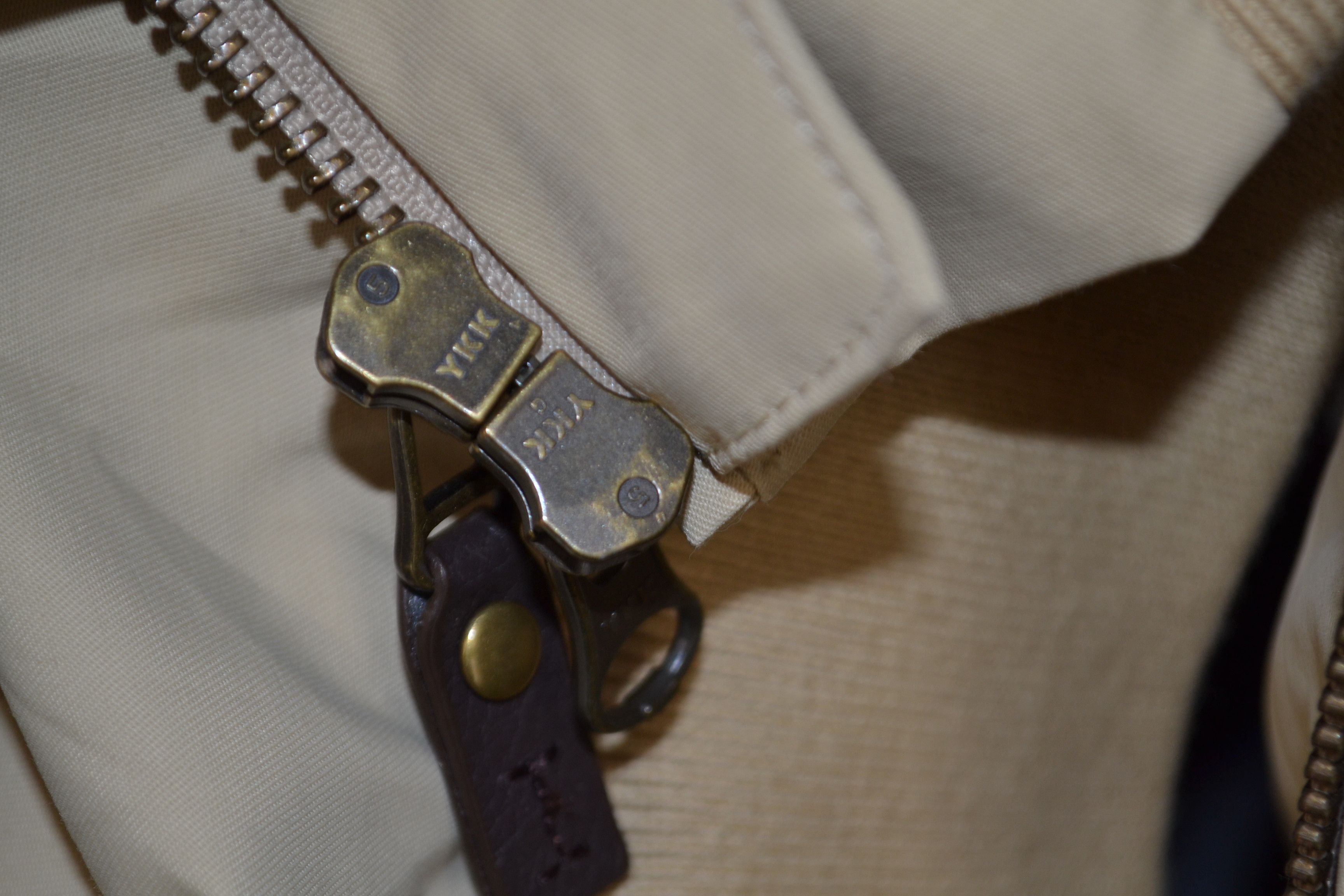 Brooks Brothers Brooks Brothers Beige XL Cotton Nylon Bomber Jacket Size US XL / EU 56 / 4 - 10 Thumbnail