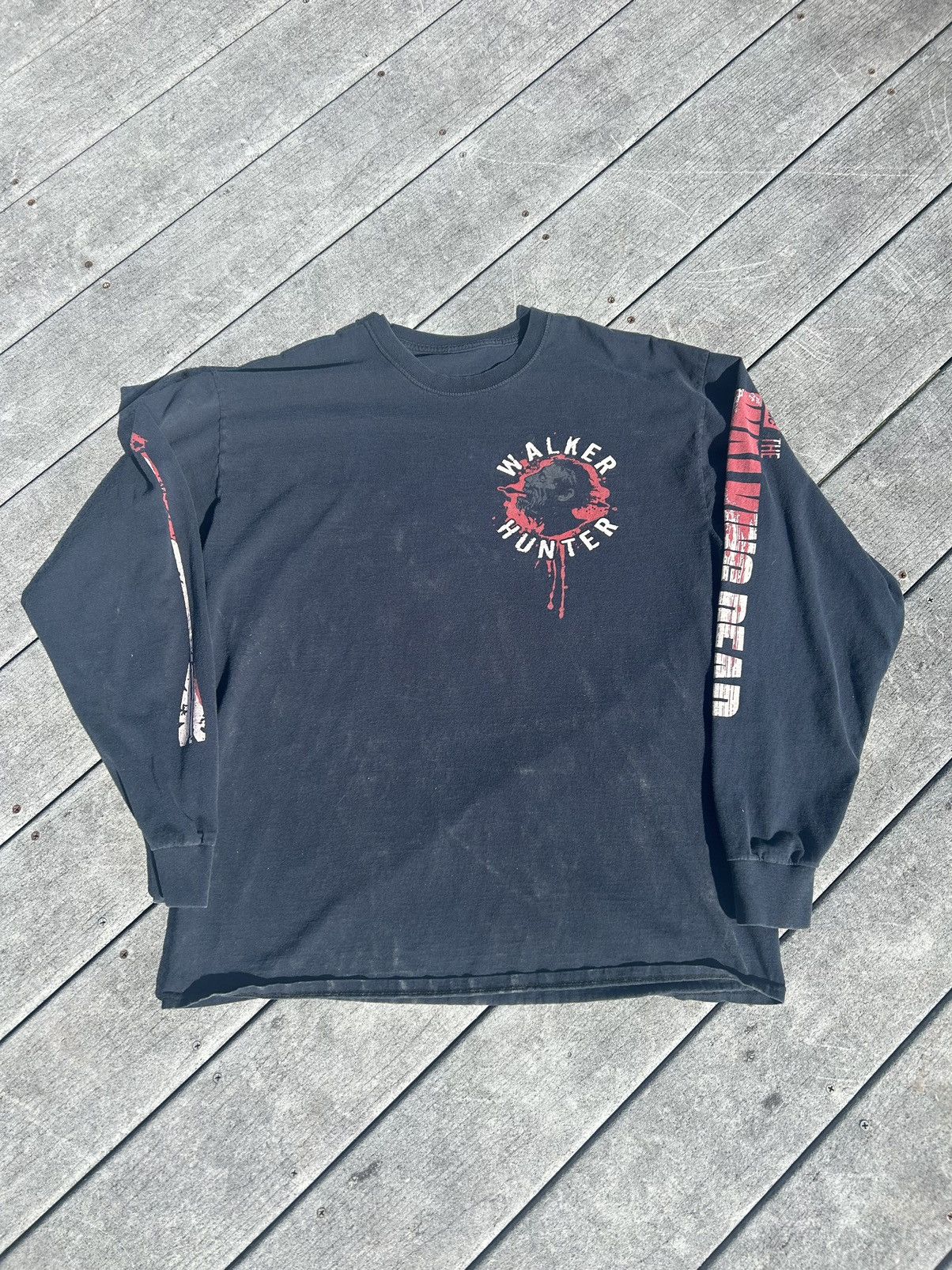 Vintage Y2K Walking Dead grunge shirt Size US L / EU 52-54 / 3 - 2 Thumbnail