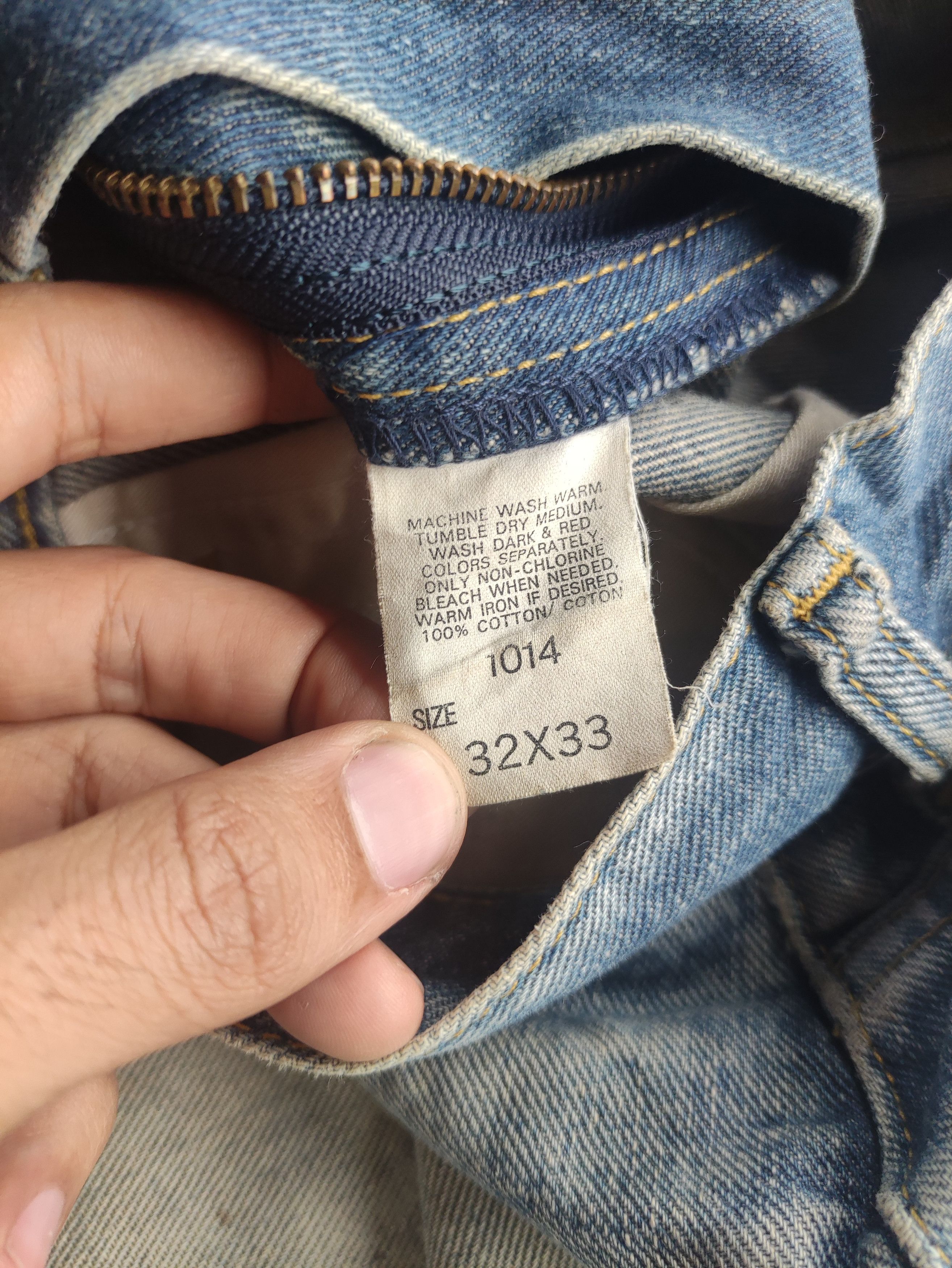 Lee Vintage Lee Distressed Denim Faded Pants W31 Size US 31 - 6 Thumbnail