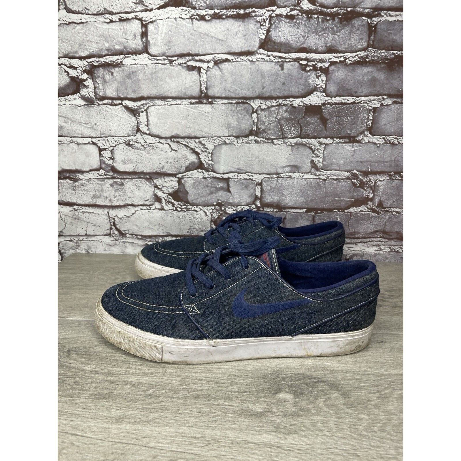Nike Nike Janoski Stefan SB Zoom Blue Denim Skateboarding Shoes M Size US 10.5 / EU 43-44 - 1 Thumbnail