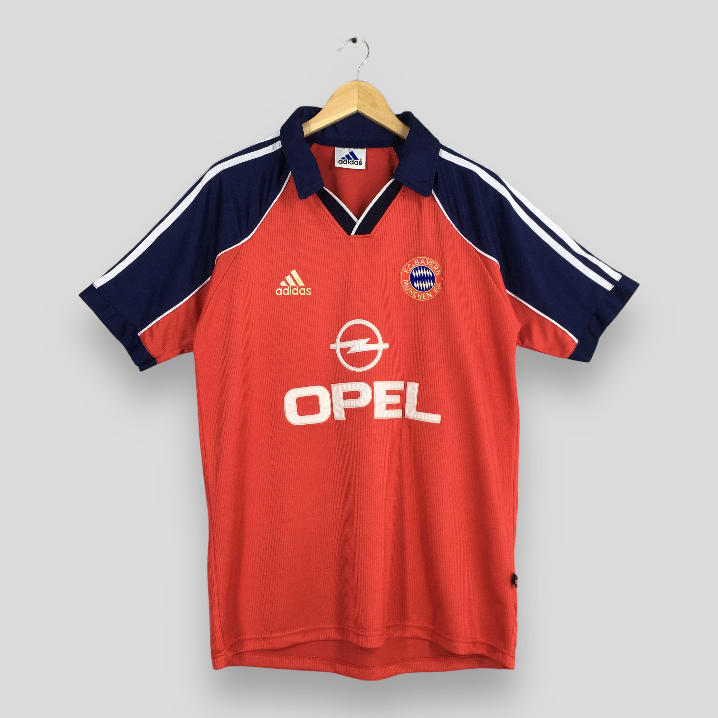 Adidas Vintage 1999-2000 Adidas FC Bayern Munich Red Jersey Medium Size US M / EU 48-50 / 2 - 1 Thumbnail