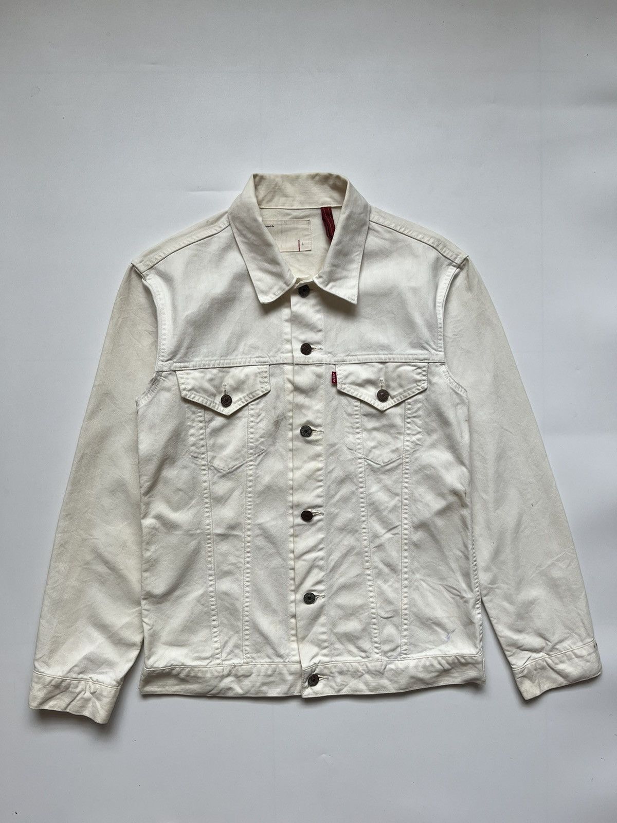 Levi's Vintage Levis Redloop Denim Jacket Size US L / EU 52-54 / 3 - 1 Thumbnail